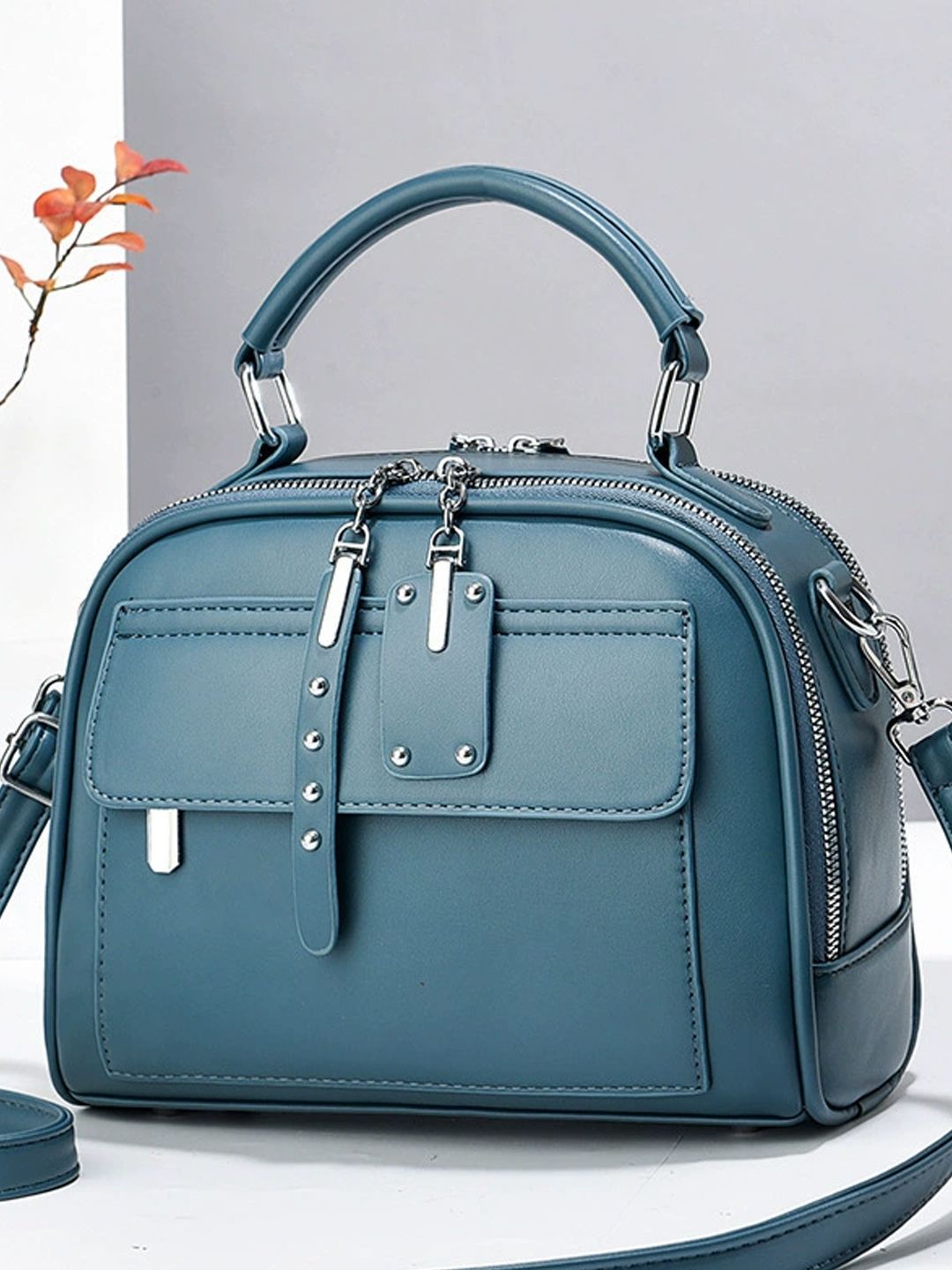 StyleCast Structured Handheld Bag With Detachable Sling Strap-picture-35
