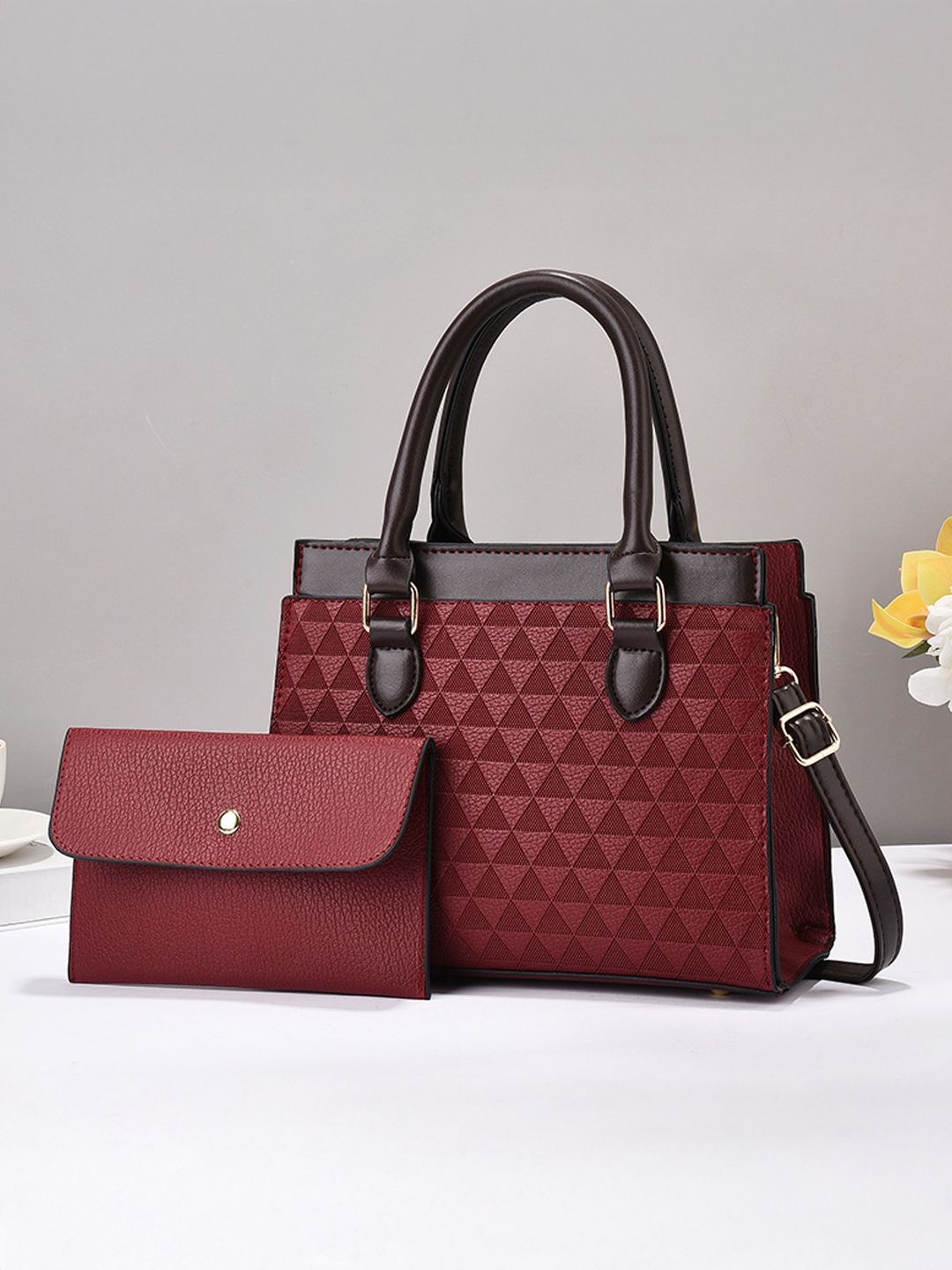 StyleCast Textured Detachable Sling Strap Swagger Shoulder Bag-picture-26
