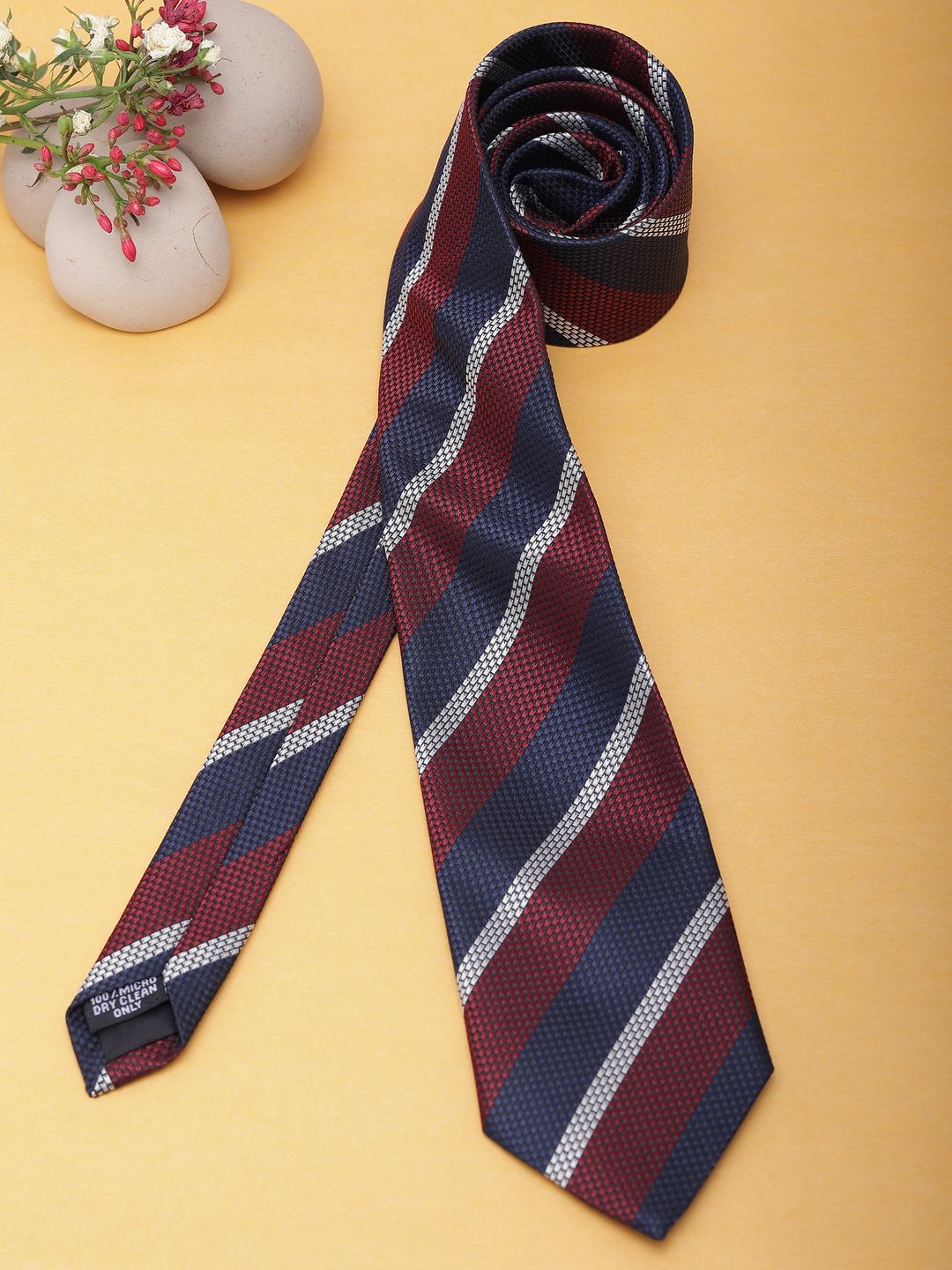 Alvaro Castagnino Men Striped Skinny Tie-picture-45