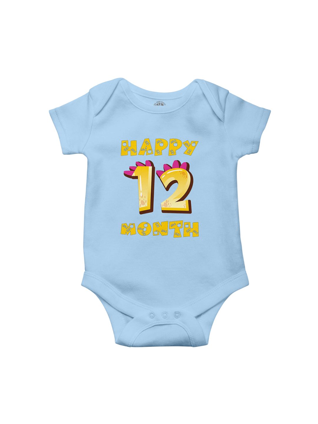 THE PRINT PLATTER Infants Typography Printed Envelope Neck Cotton Bodysuit-picture-12