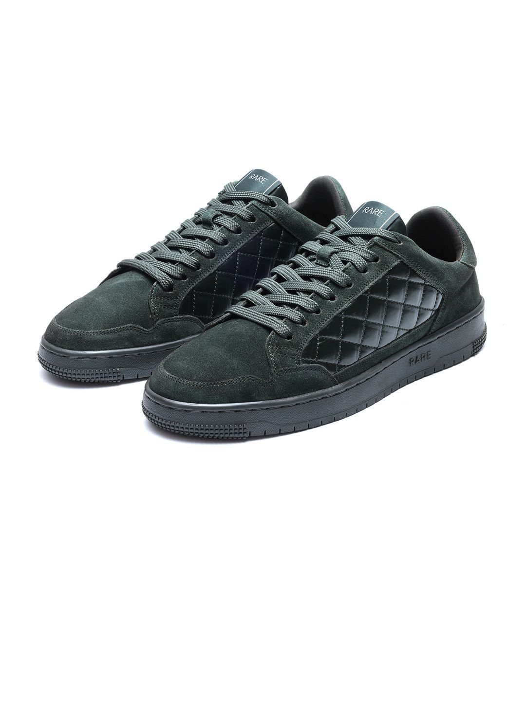 RARE RABBIT Men Textured Comfort Insole Suede Sneakers-image-48