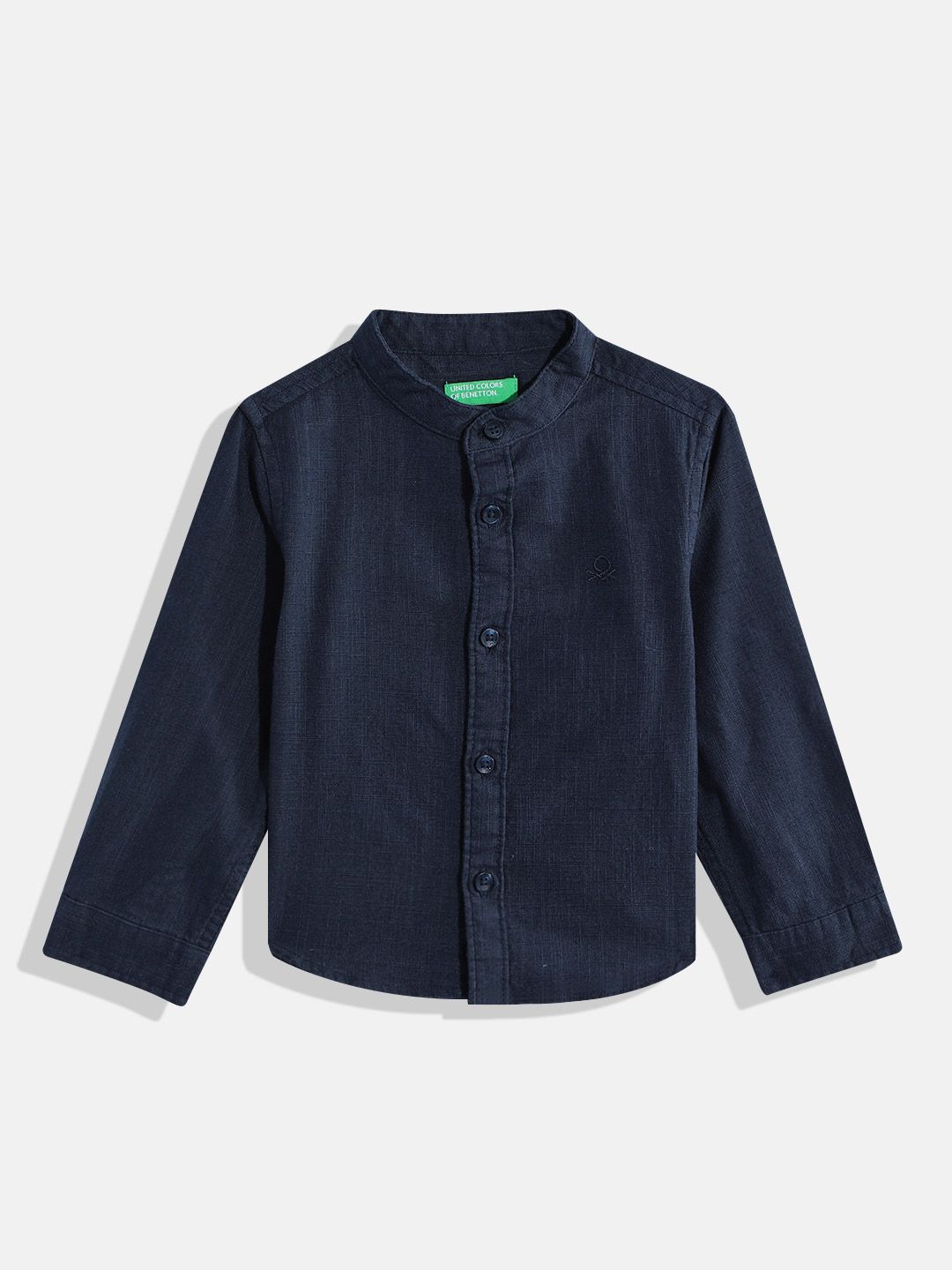 United Colors of Benetton Band Collar Casual Shirt