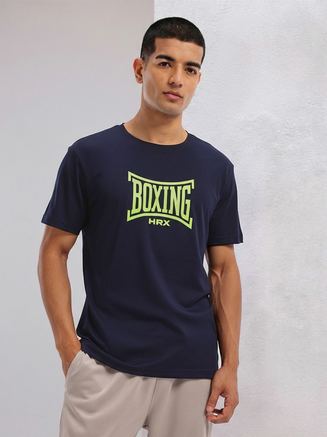 HRX by Hrithik Roshan Typography Printed Training T-shirt-picture-20