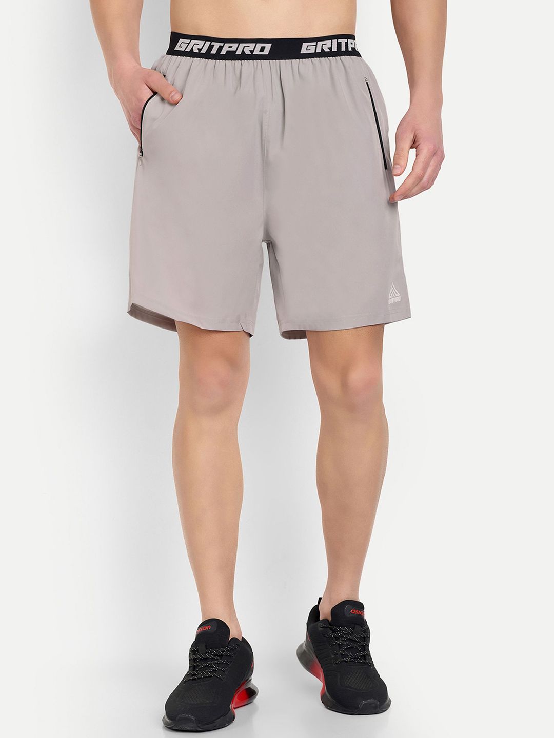 GRITPRO Men Mid-Rise Regular Fit Shorts-image-1