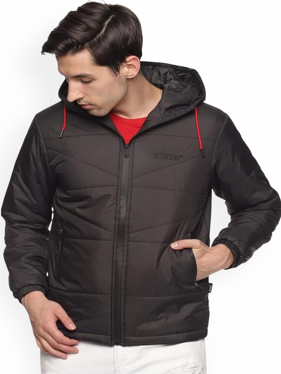RYKER Men Hooded Solid Puffer Jacket-picture-37