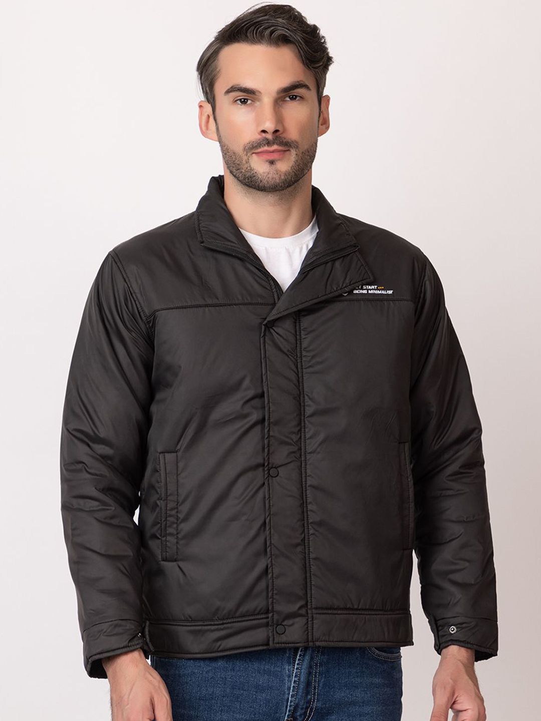 Seapen Men Typography Lightweight Outdoor Padded Jacket-picture-40