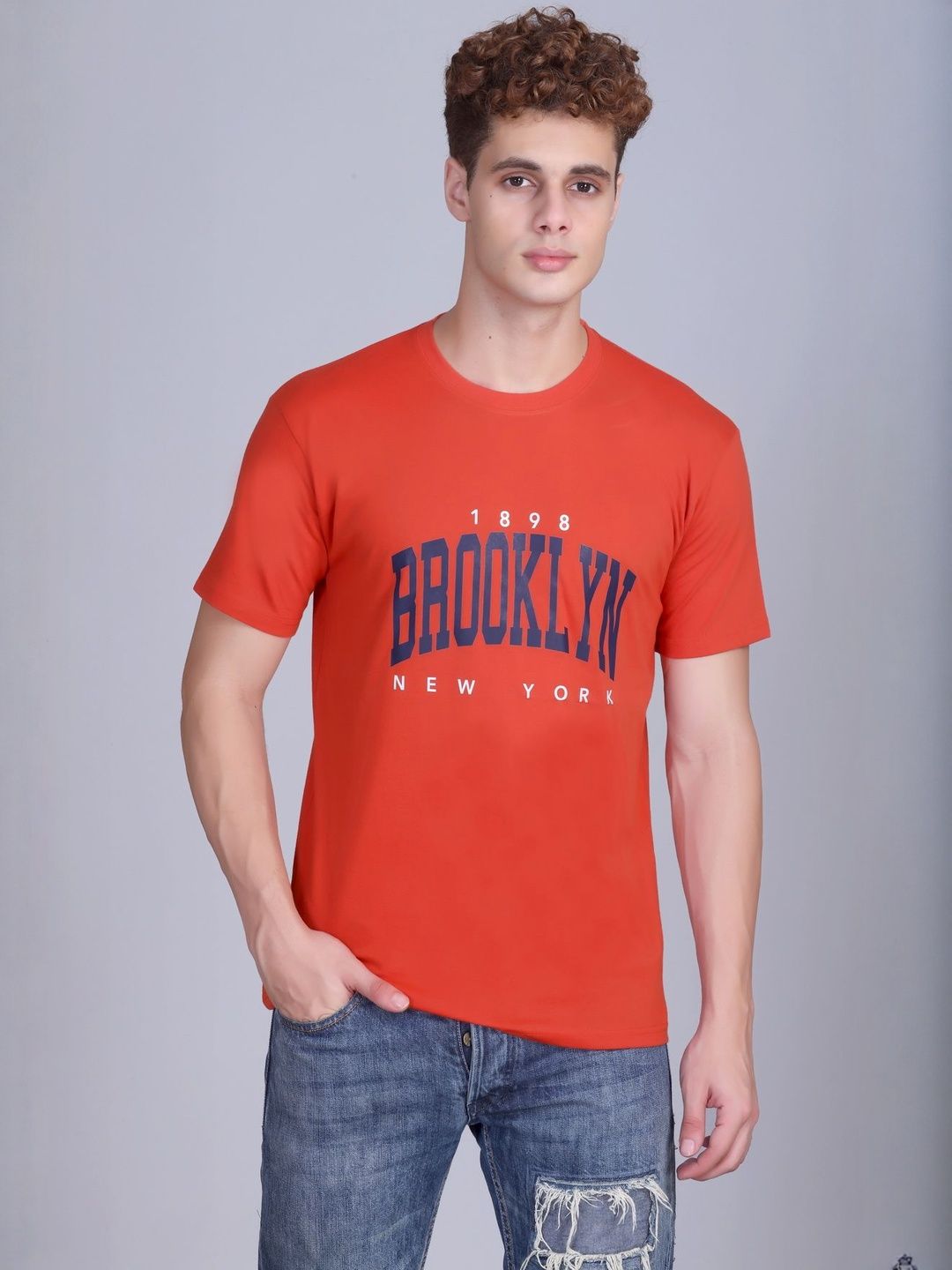 ZEFFIT Men Typography Printed Round Neck Short Sleeves T-shirt-picture-30