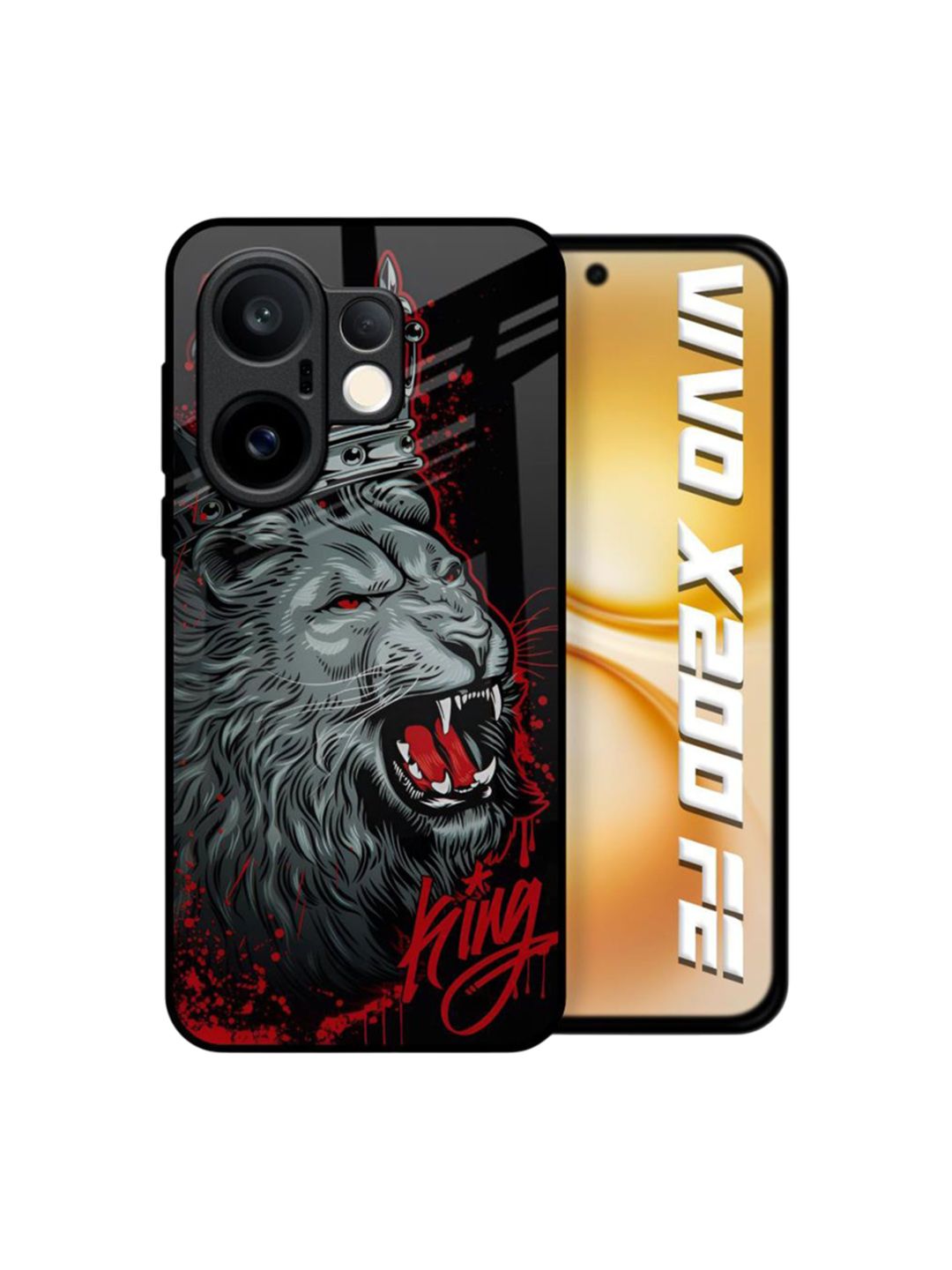QRIOH Quirky Printed Vivo X200 FE 5G Silicone Back Case-picture-34