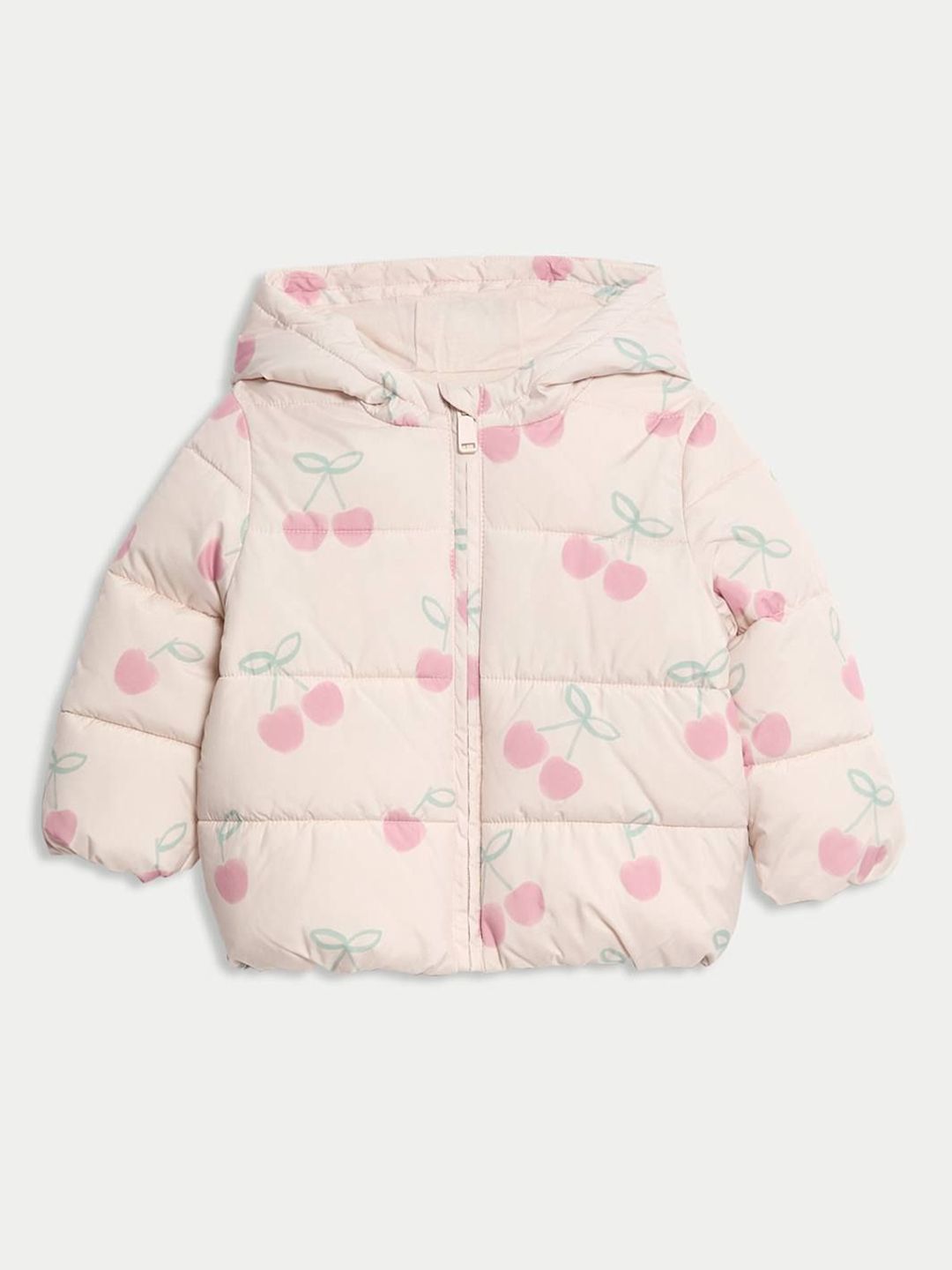 Marks & Spencer Girls Hooded Conversational Printed Lightweight Puffer Jacket-picture-38
