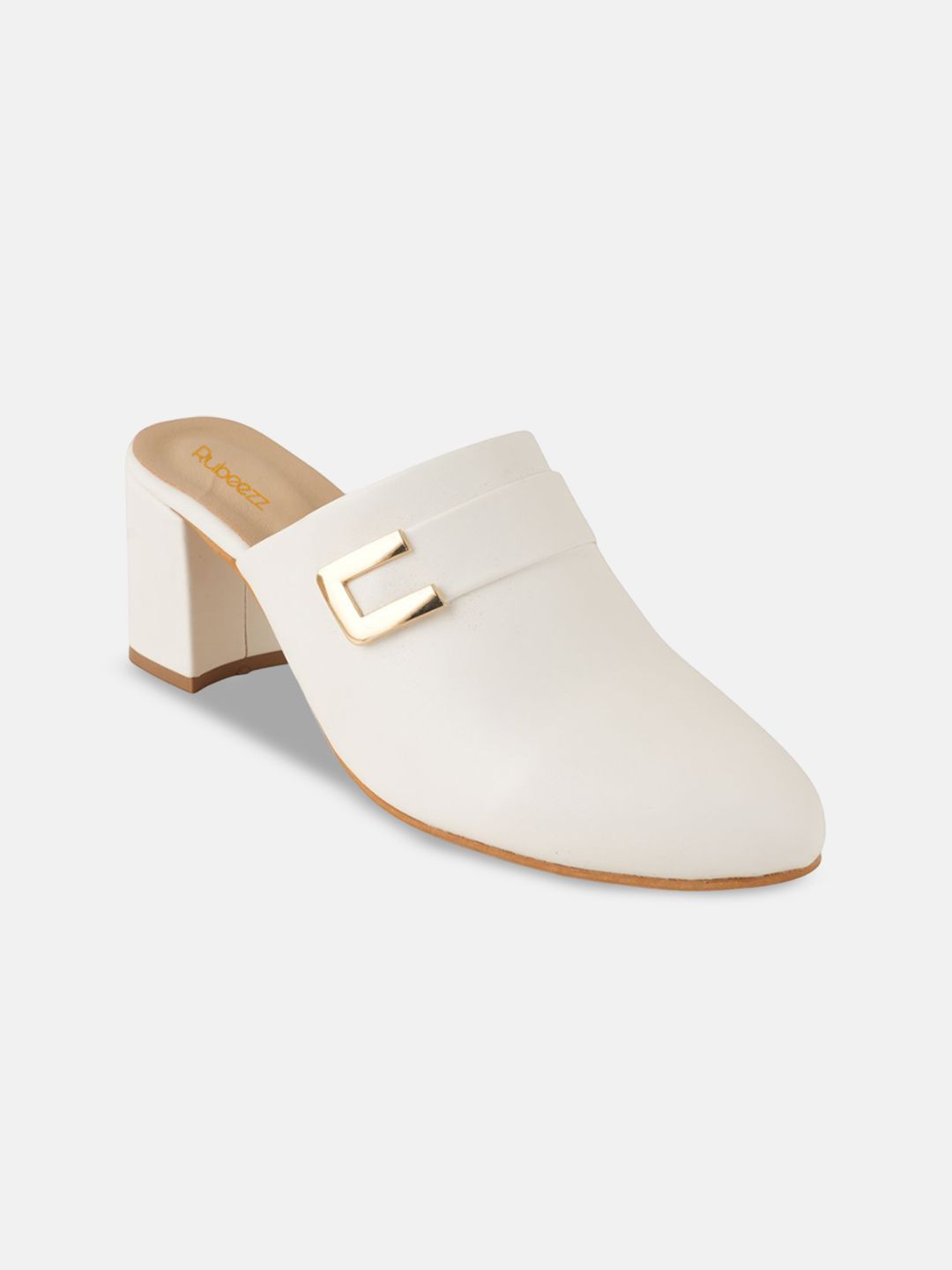 Rubeezz Formal Solid Block Heel Mules-picture-51