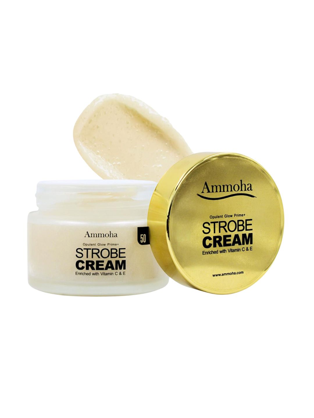 Ammoha Cosmetics Opulent Glow Primer Strobe Cream with Vitamin C & E - 50 g-image-21
