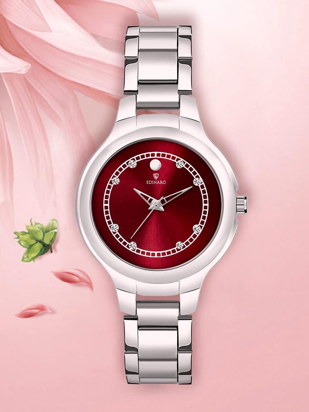 EDINARO Women Dial & Bracelet Style Straps Analogue Watch ED-2117W-picture-19