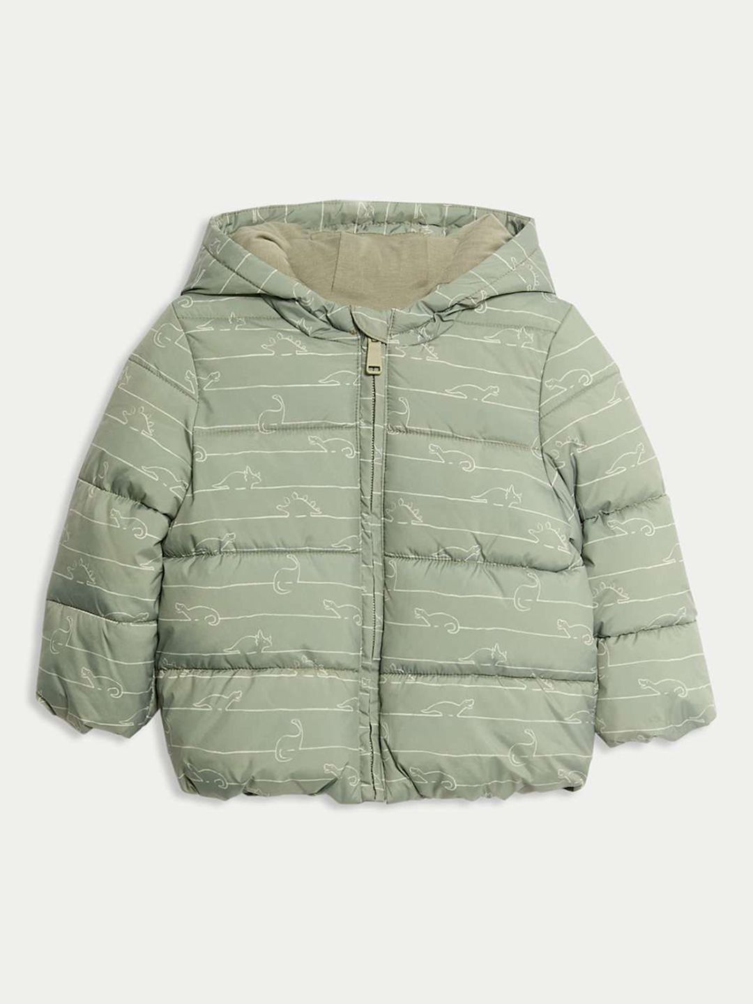 Marks & Spencer Boys Hooded Conversational Printed Lightweight Puffer Jacket-picture-39