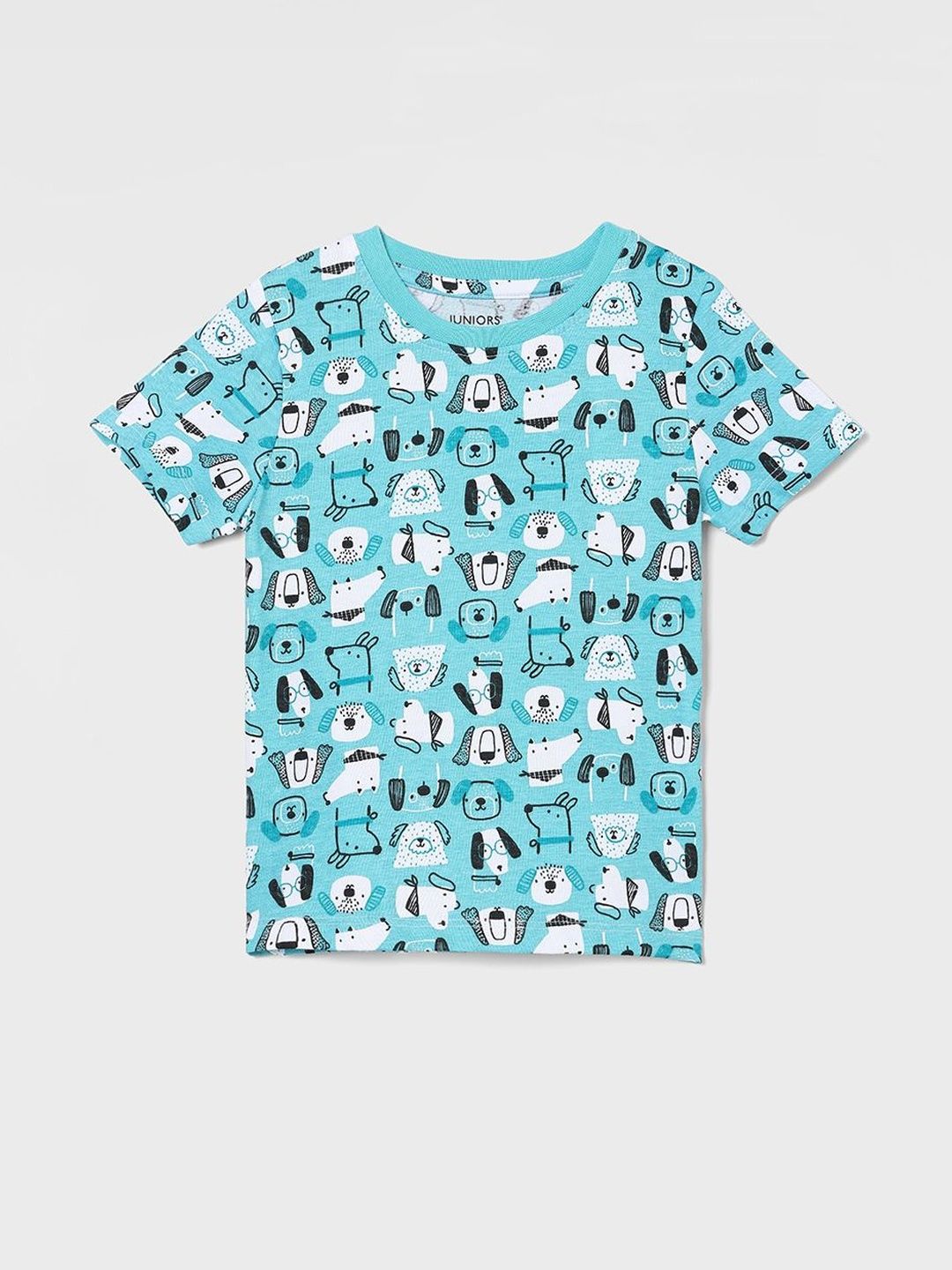 Juniors by Lifestyle Boys Conversational Printed Round Neck Pure Cotton T-shirt-image-31