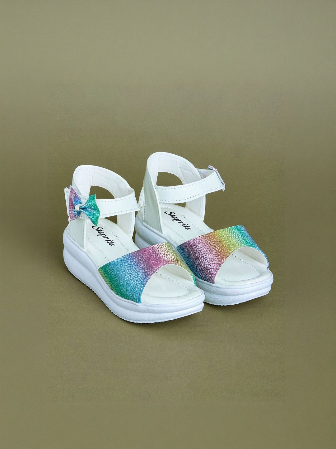 Hopscotch Girls White Buckle Comfort Sandals-picture-25