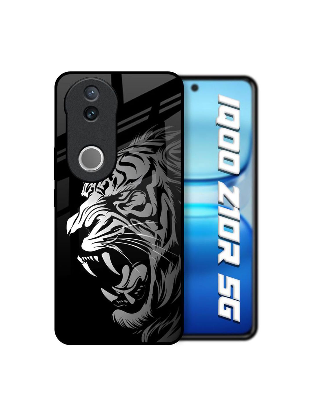 QRIOH Midnight Roar Printed Silicone IQOO Z10R 5G Back Case-picture-52