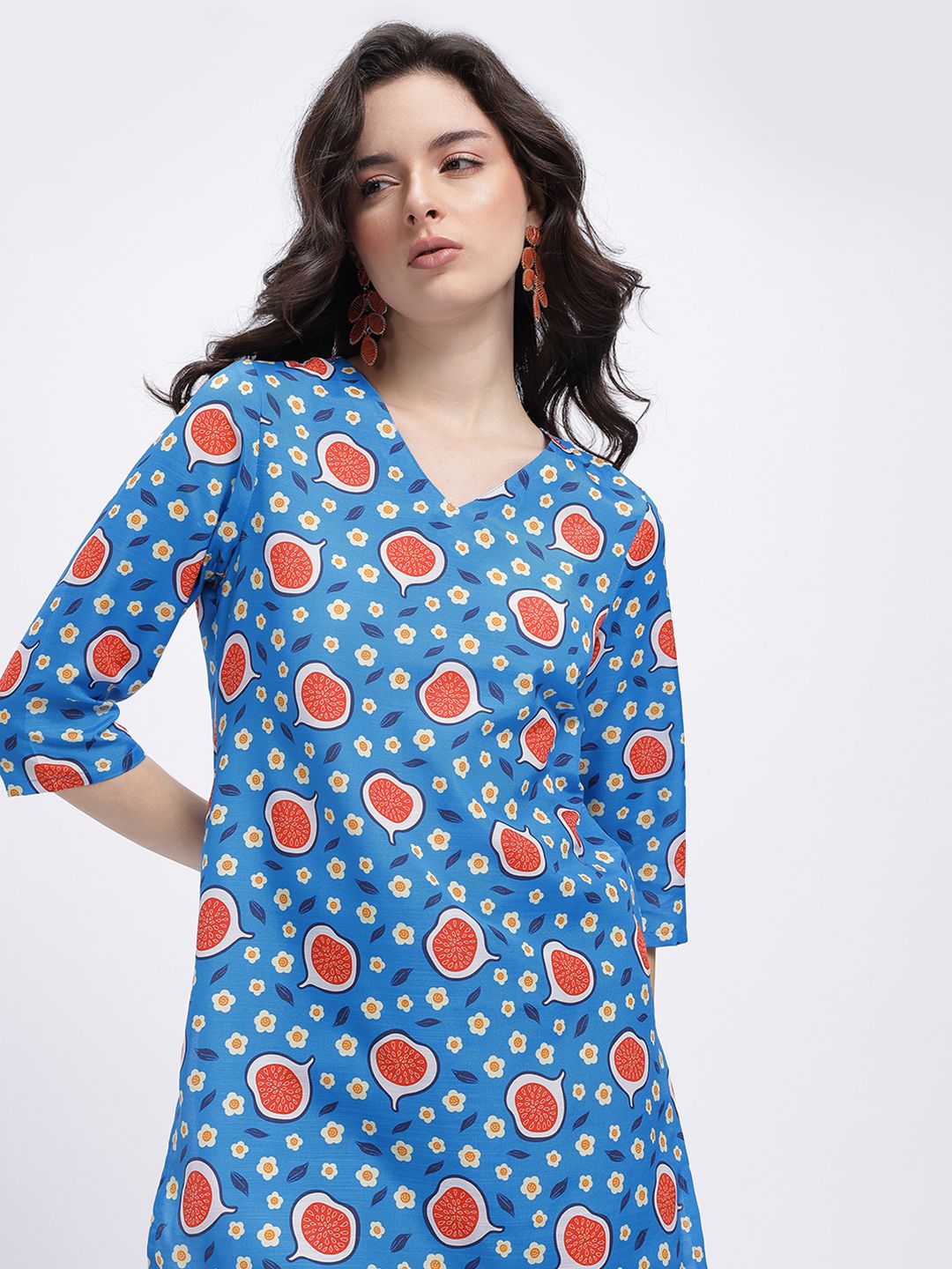 Anouk Rustic Printed Short Kurti-picture-12