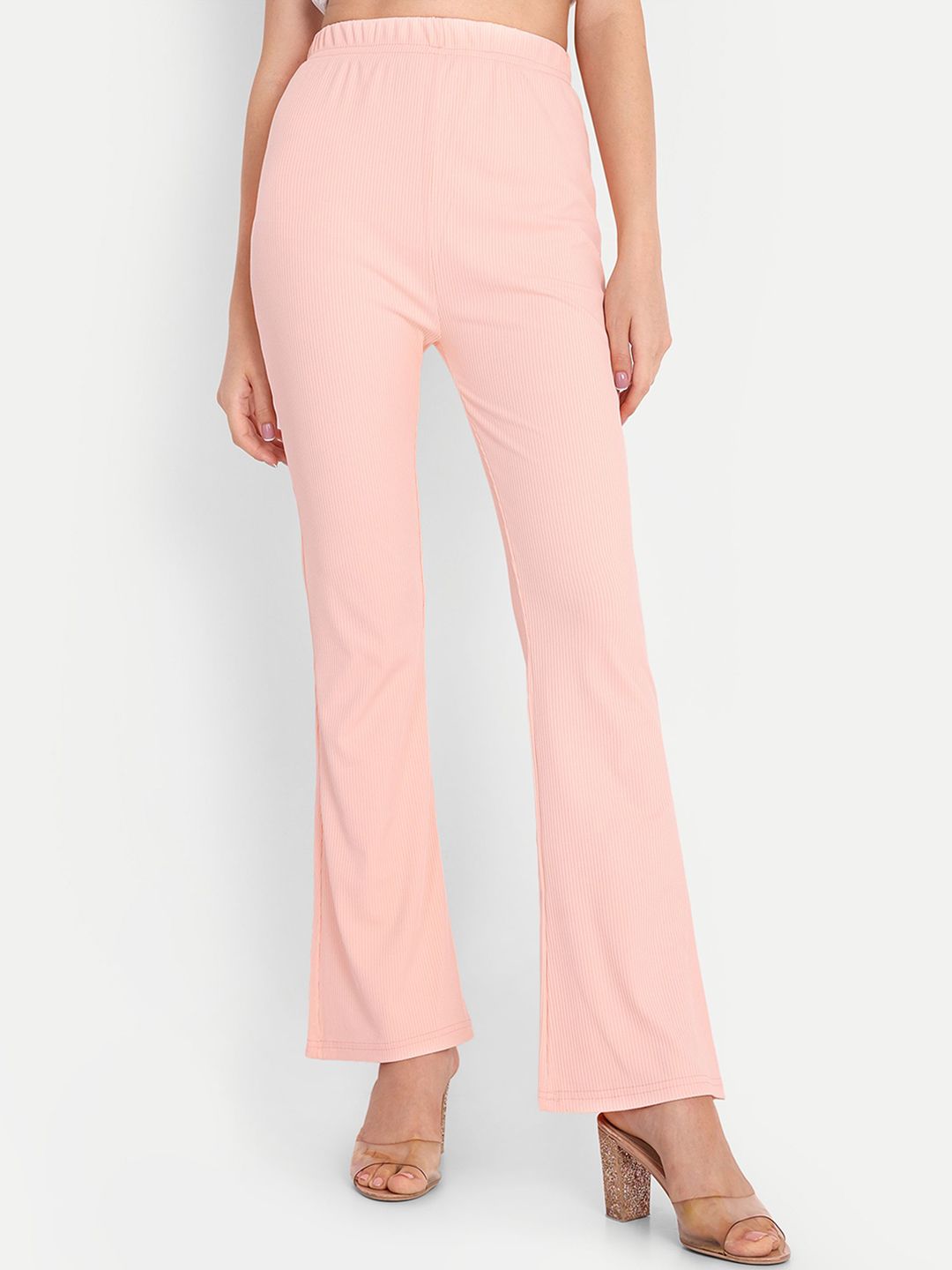 FNOCKS Women Relaxed Fit High-Rise Trousers-picture-40