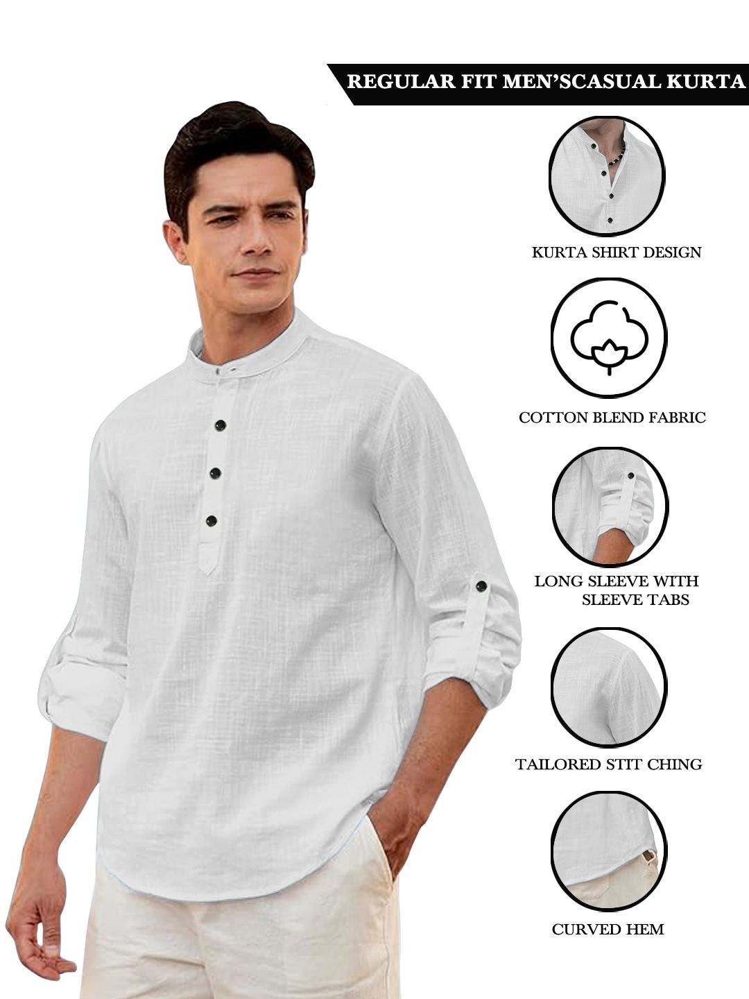 BUSCOTT Men Cotton Casual Shirt-picture-36