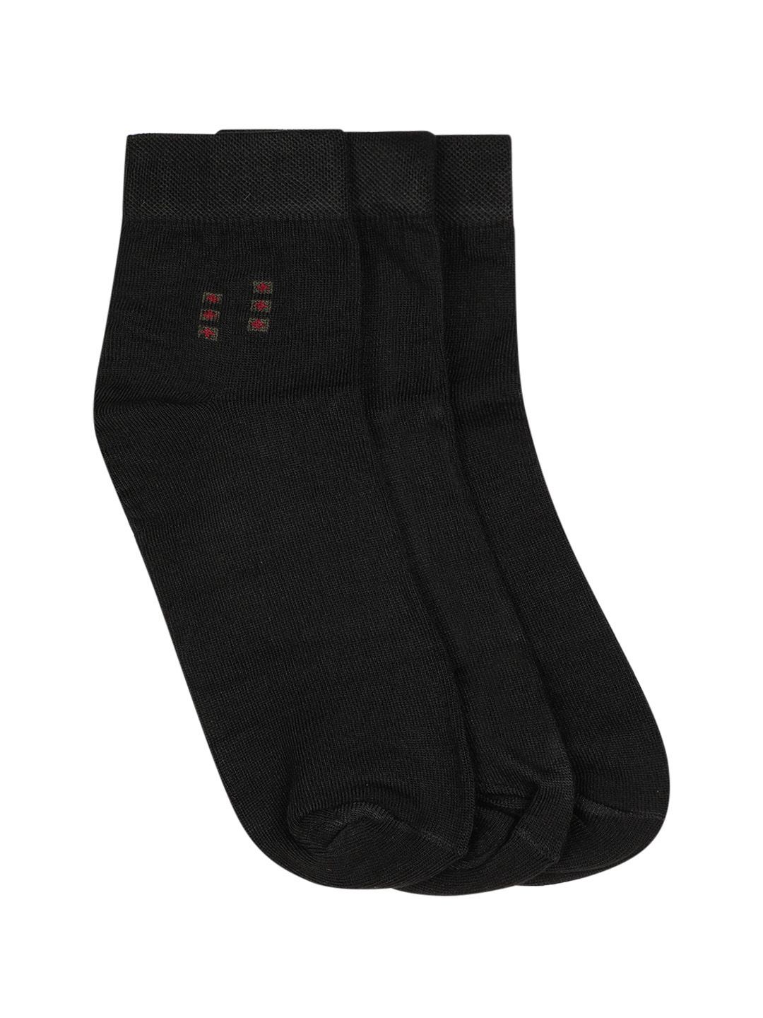 Teakwood Leathers Men Pack Of 3 Pure Cotton Above Ankle Length Socks-picture-24