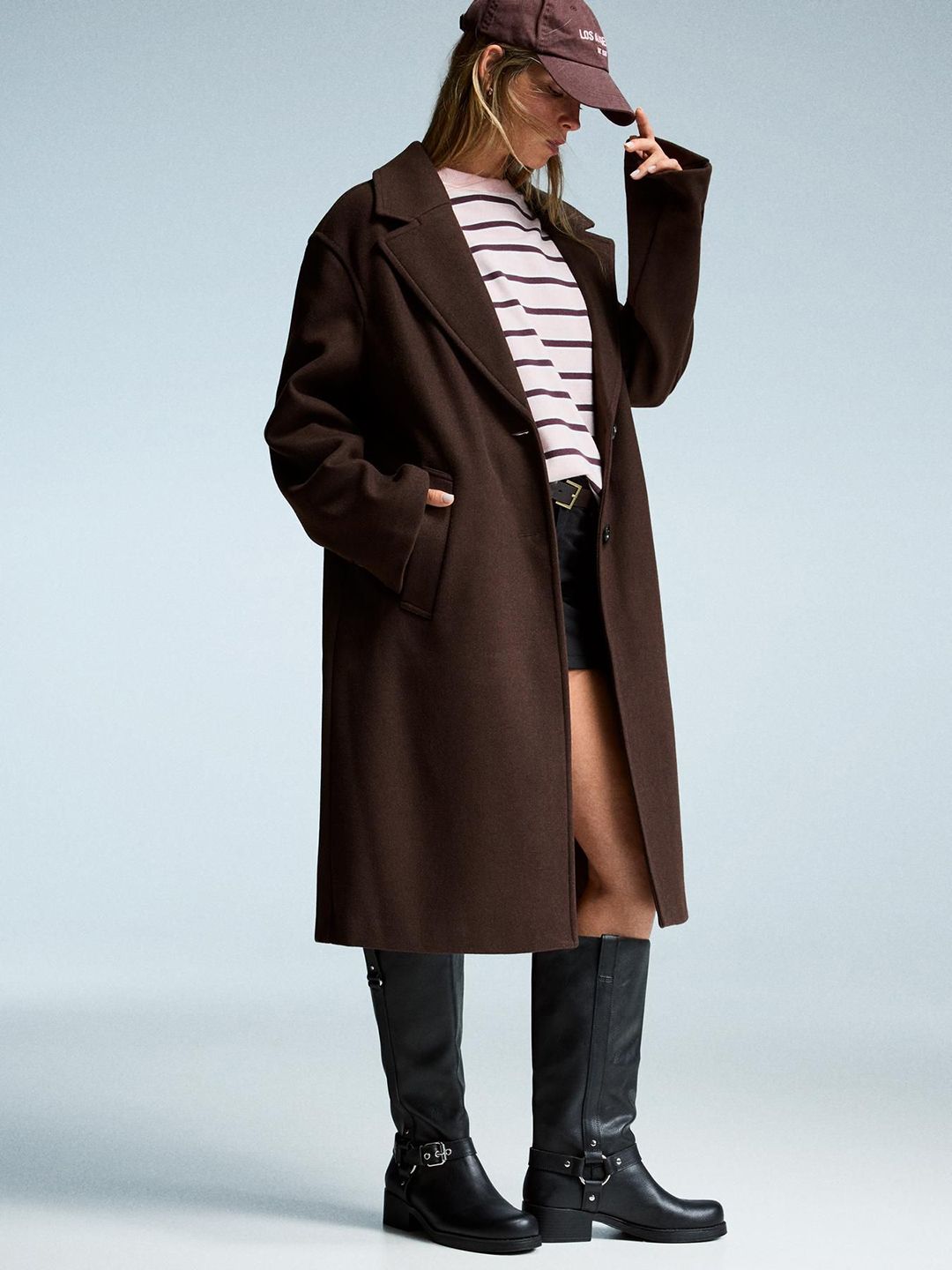 Bershka Long Soft Coat-picture-12