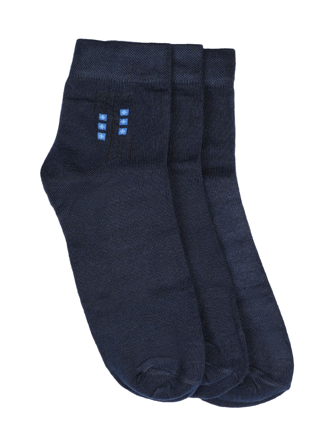 Teakwood Leathers Men Pack Of 3 Pure Cotton Above Ankle Length Socks-picture-25