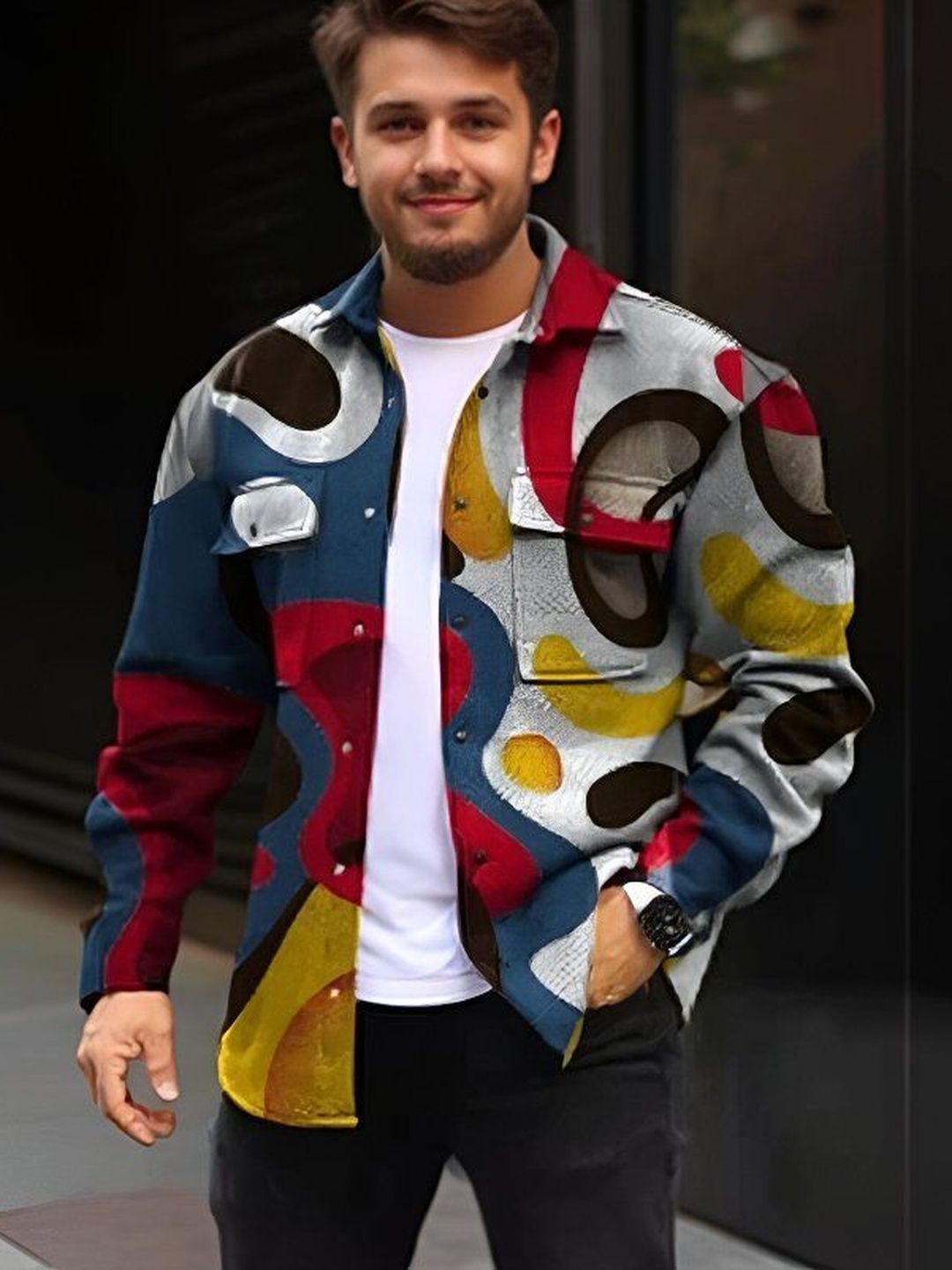 HERE&NOW Men Printed Sweatshirt-picture-43
