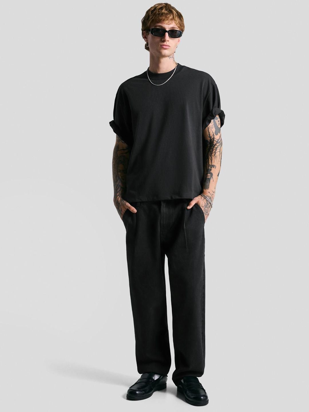 Bershka Men Loose Fit Jeans-picture-38