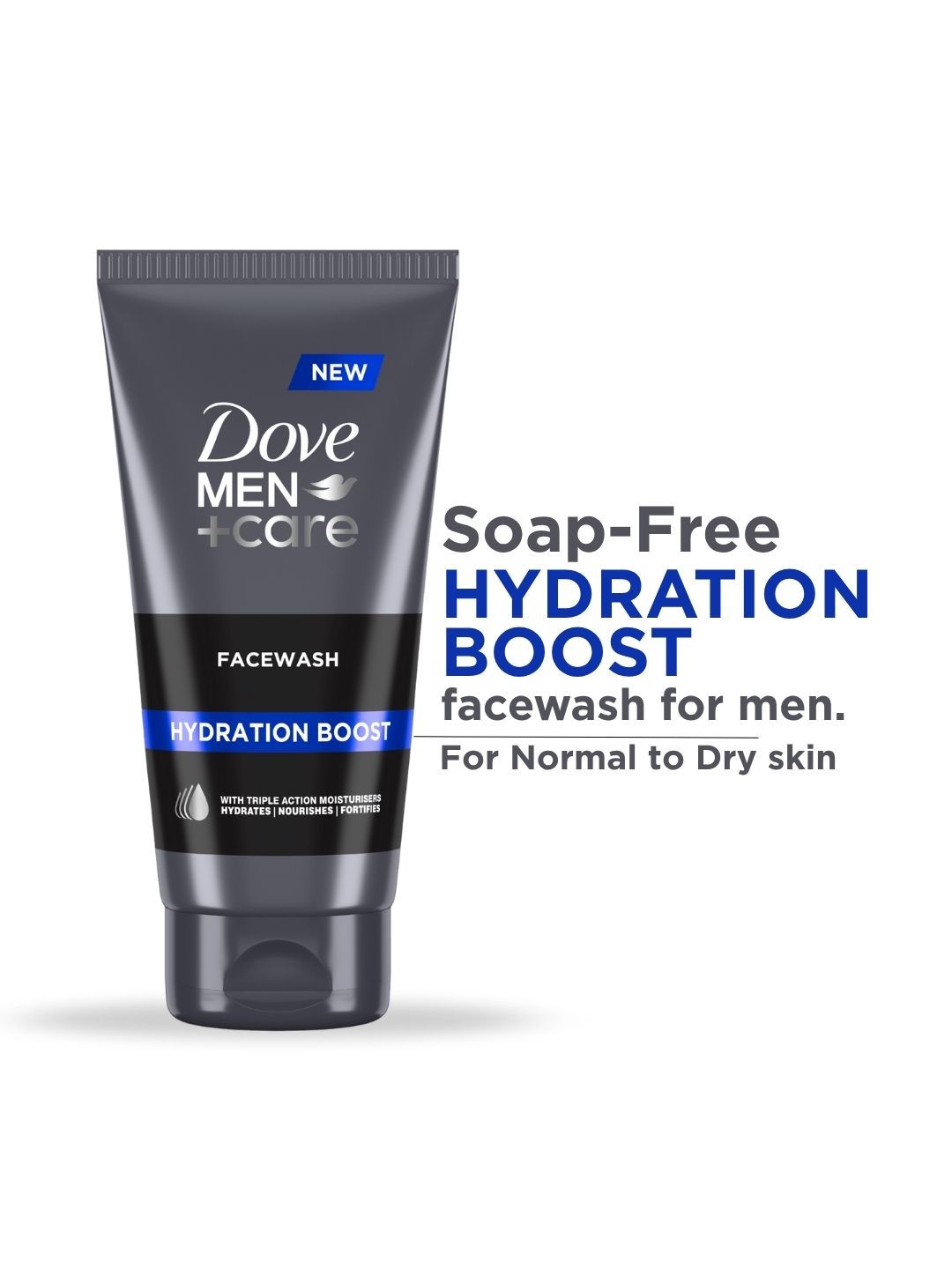 Dove Men + Care Hydration Boost Soap-Free Facewash - 150ml-picture-40