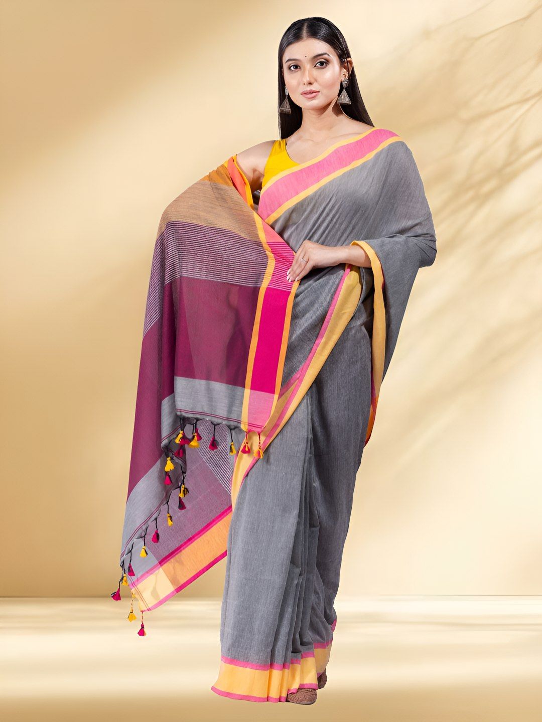 Arhi Striped Pure Cotton Saree-picture-39