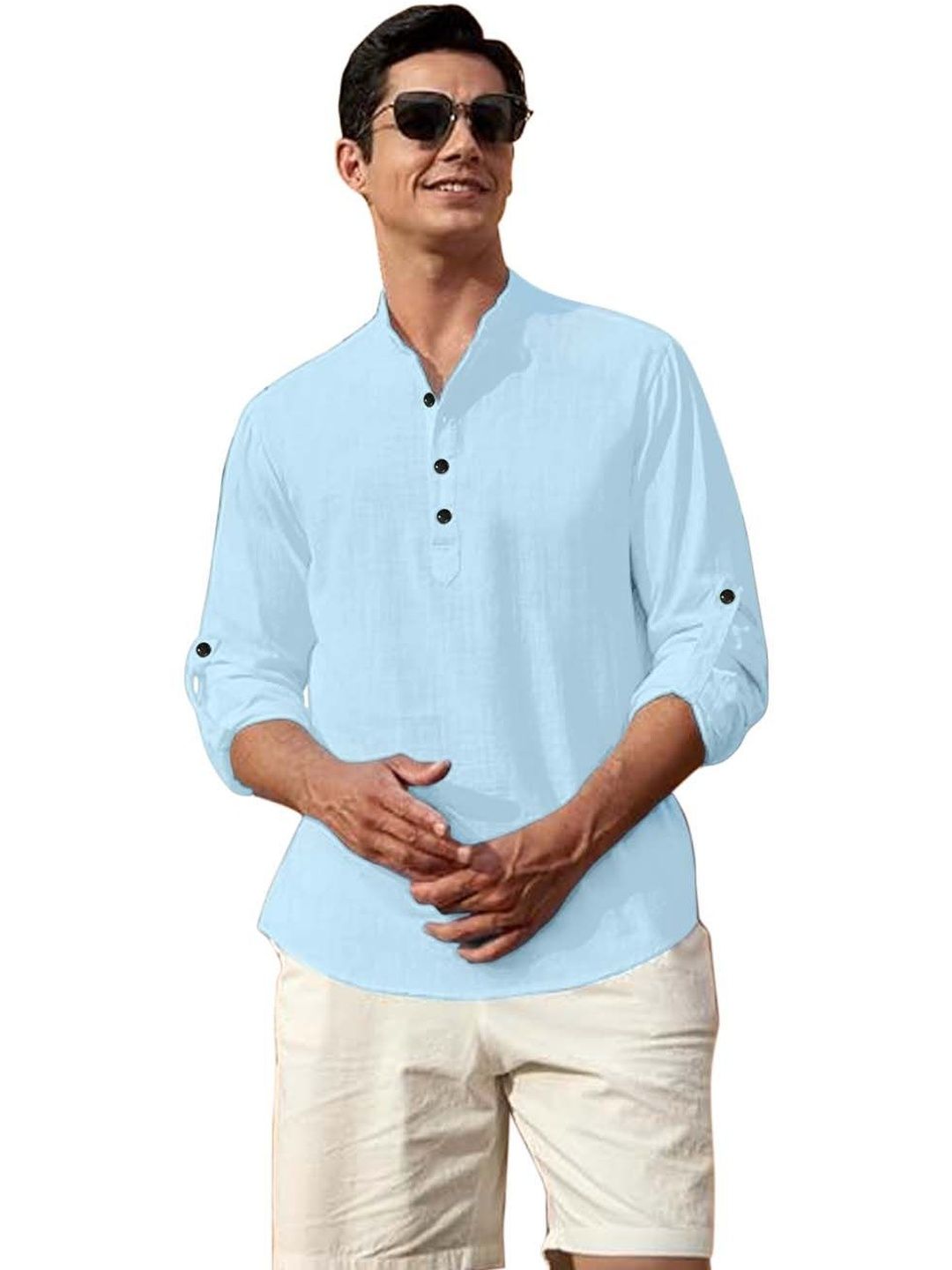 BUSCOTT Men Cotton Regular Fit Casual Shirts-picture-14