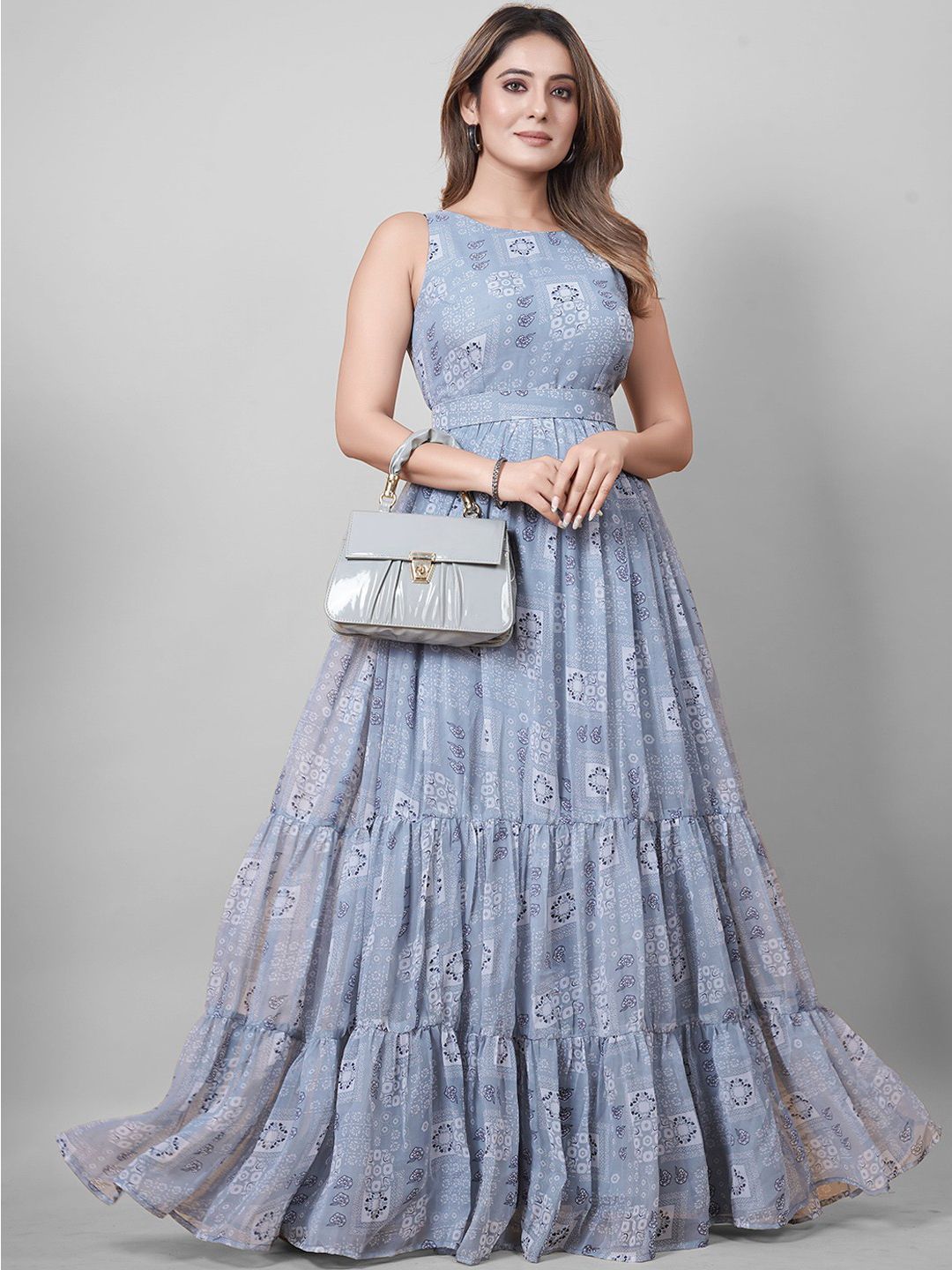 Lilots Print Women Printed Maxi Dress-picture-25