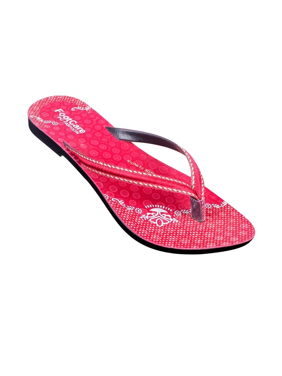 FOOT CARE Women Maroon Flats-image-4