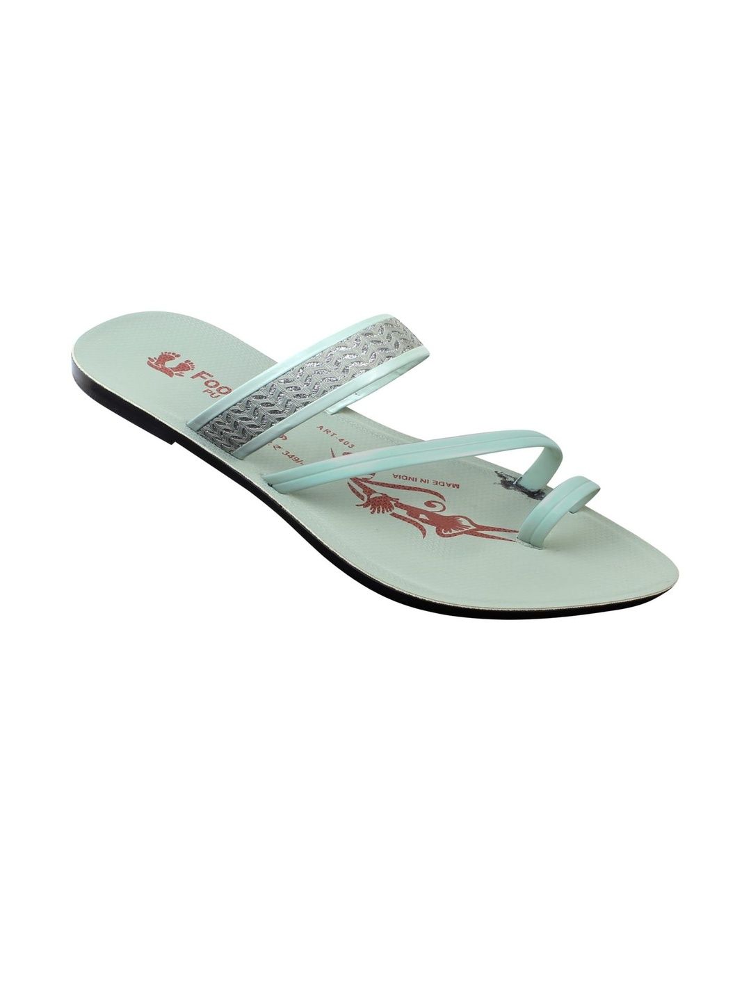 FOOT CARE Women Green Solid Casual Synthetic Leather Slip-On Flats-picture-27