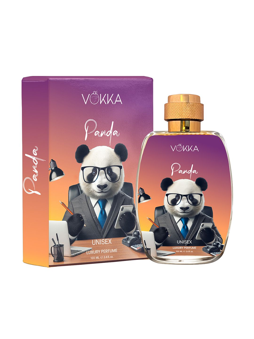 VOKKA Panda Luxury Long Lasting Ambery Perfume - 100 ml-image-8