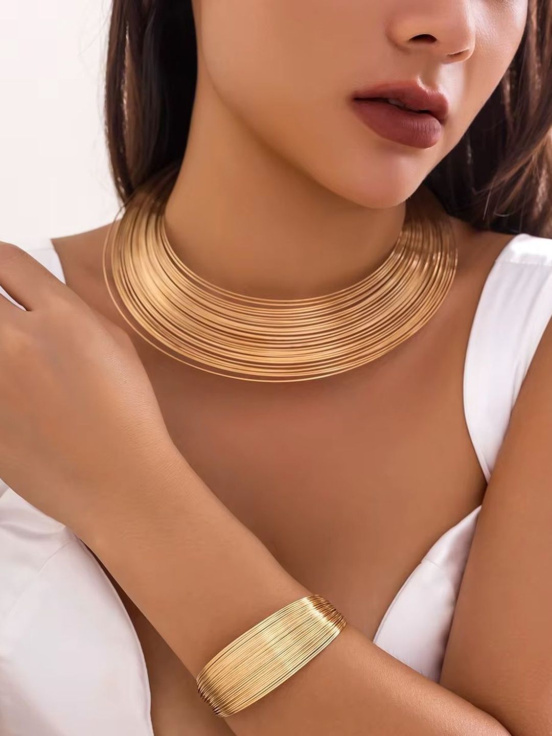 Shining Diva Fashion Gold-Plated Jewellery Set-picture-11