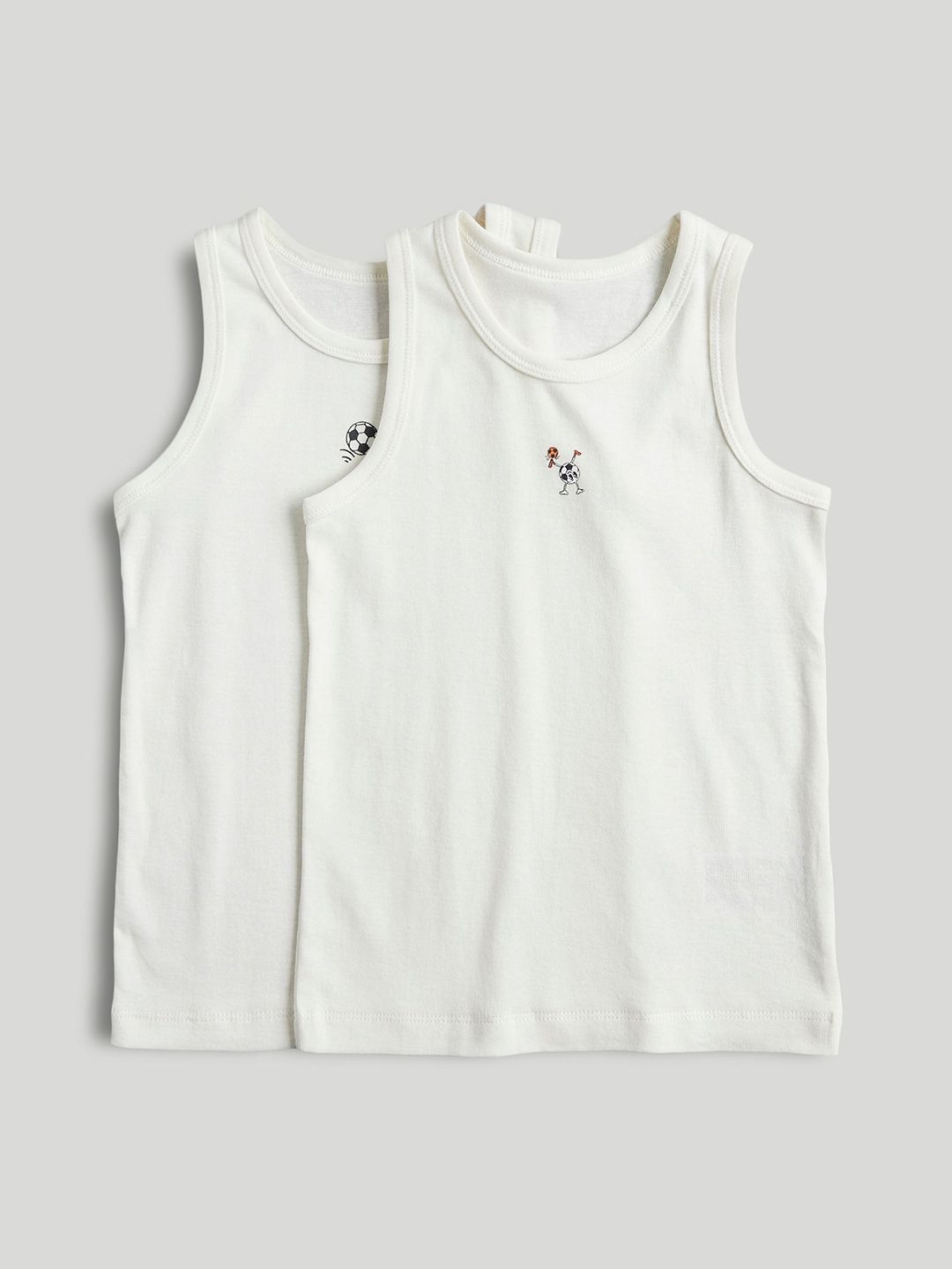 mothercare Boys Pack Of 2 Cotton Undershirt Vests-picture-44