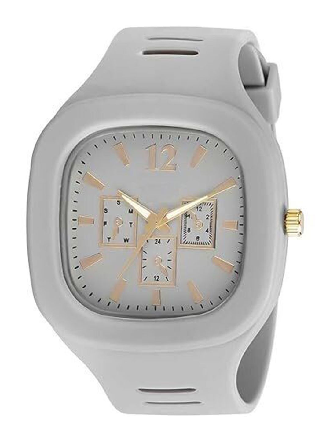 SELLORIA Unisex Printed Dial & Bracelet Style Straps Analogue Watch GreyAddi-picture-53