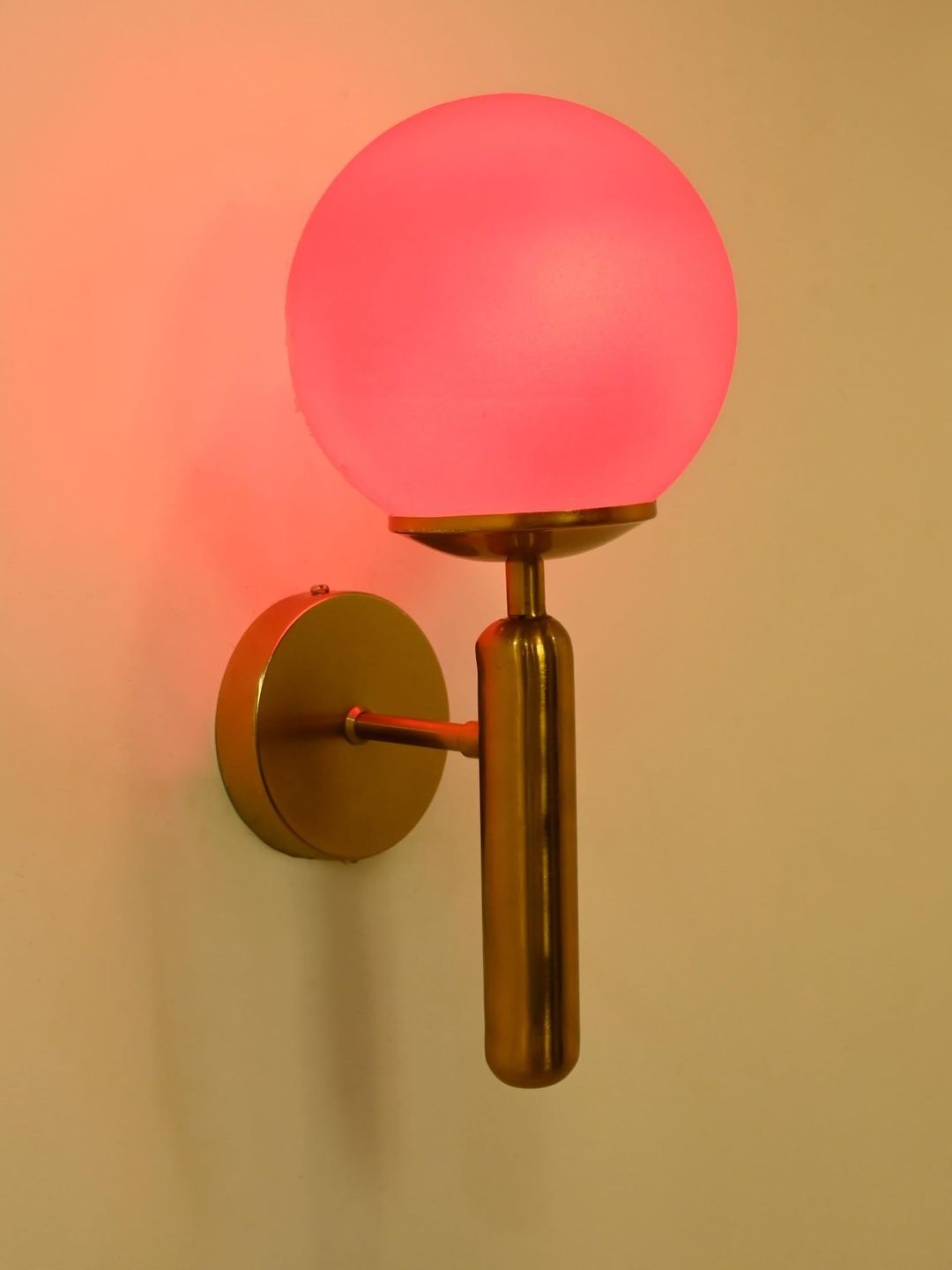 1ST TIME Pink Printed Glass Traditional Cylinder Wall Lamps Wall Lamps-picture-17