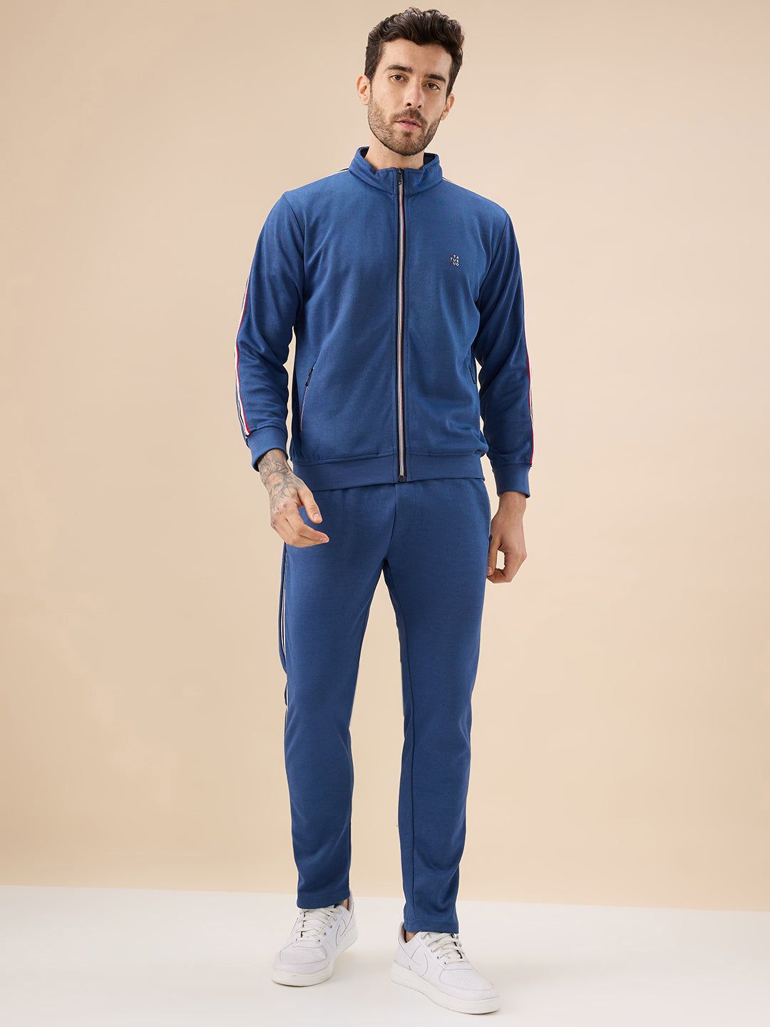 Status Quo Men Mock Neck Tracksuits-picture-30