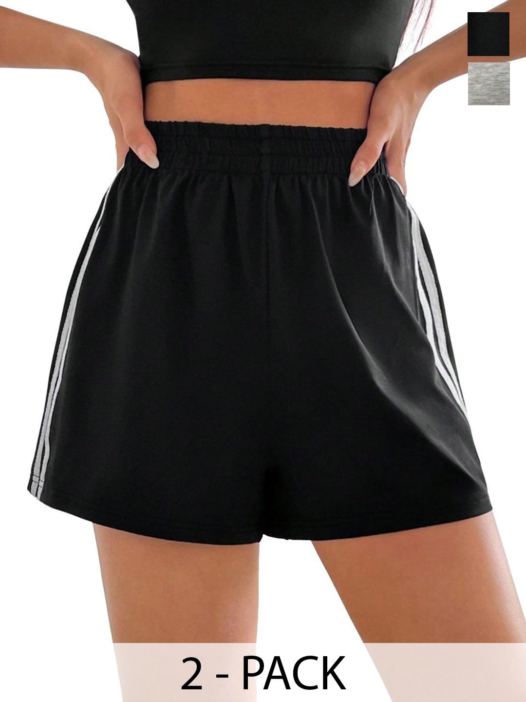 RIZIMCLOTHING Women Mid-Rise Regular Shorts-image-12