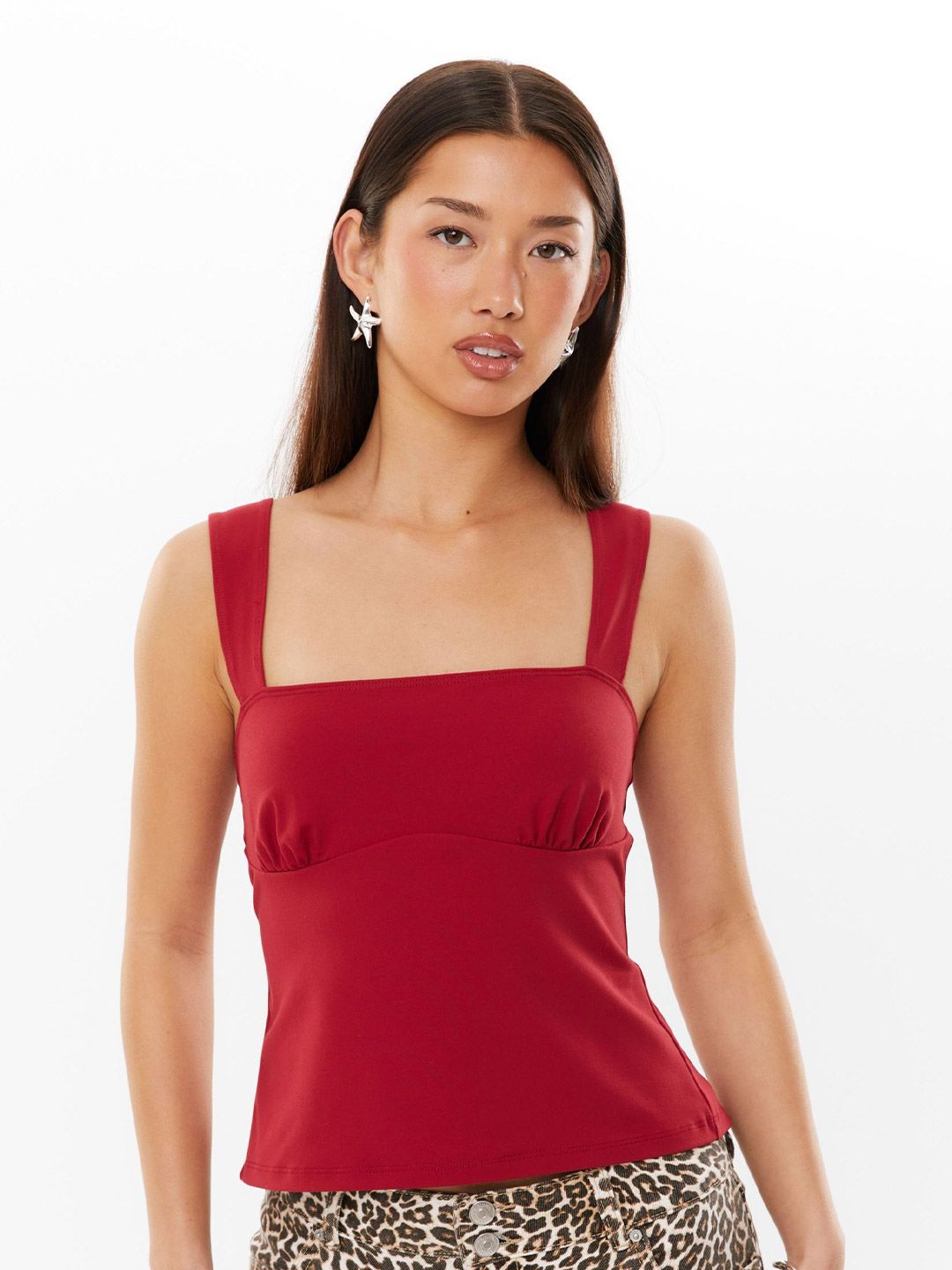 ZYNG Women Square Neck Styled Back Top-picture-40