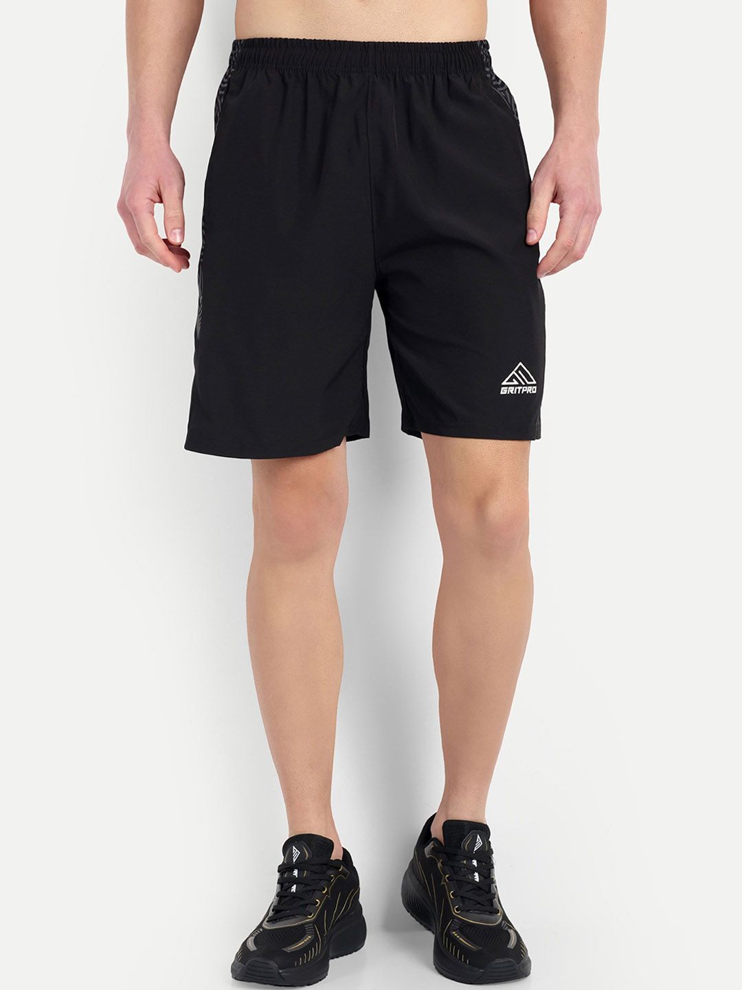 GRITPRO Men Relaxed Fit Mid-Rise Shorts-image-47