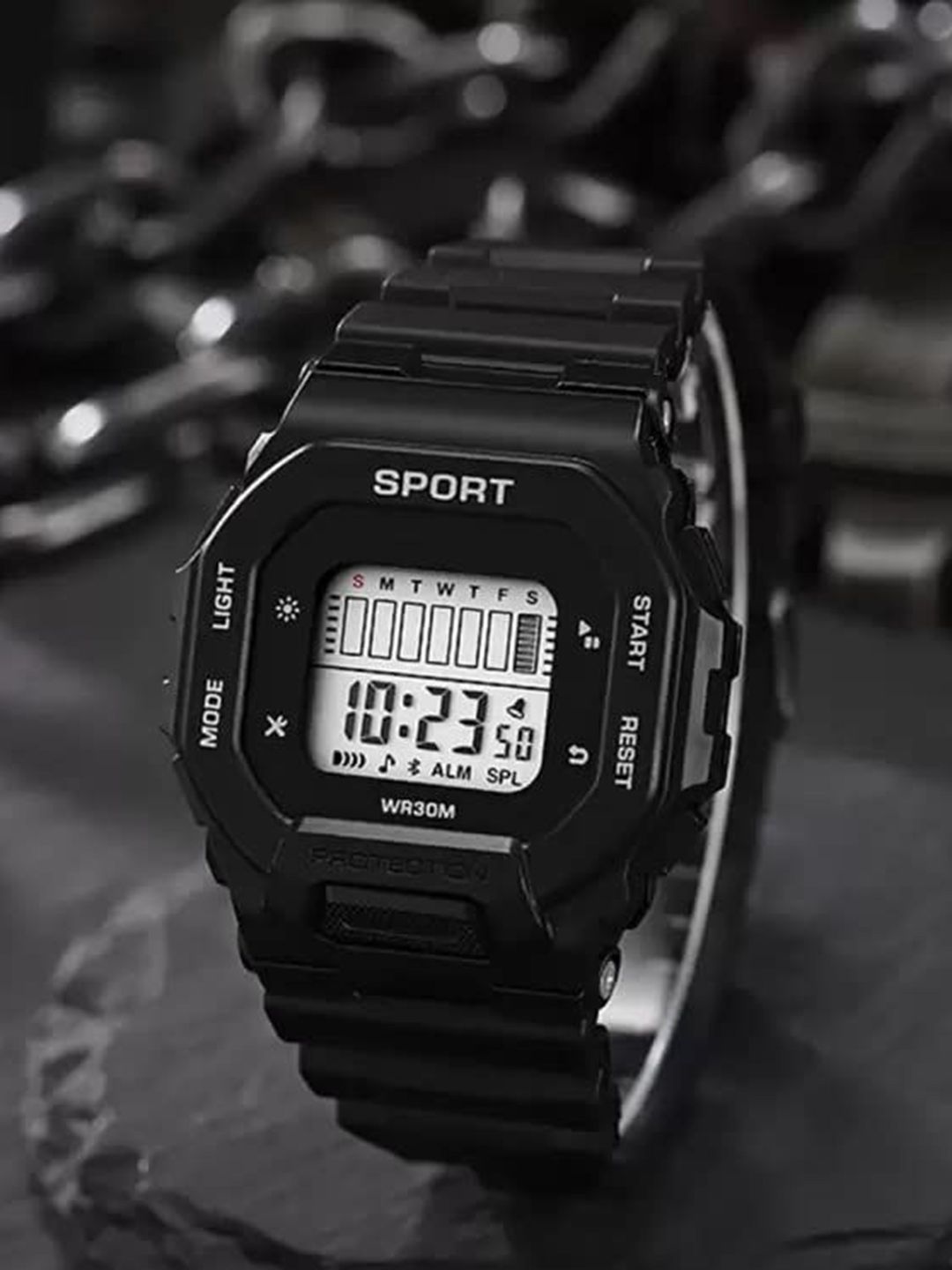 SELLORIA Unisex Dial & Bracelet Style Straps Digital Watch DashBlk-picture-26