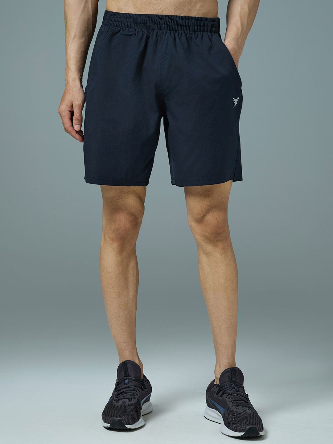 Technosport Men Solid Slim Fit Sports Shorts with Techno Dry-picture-34