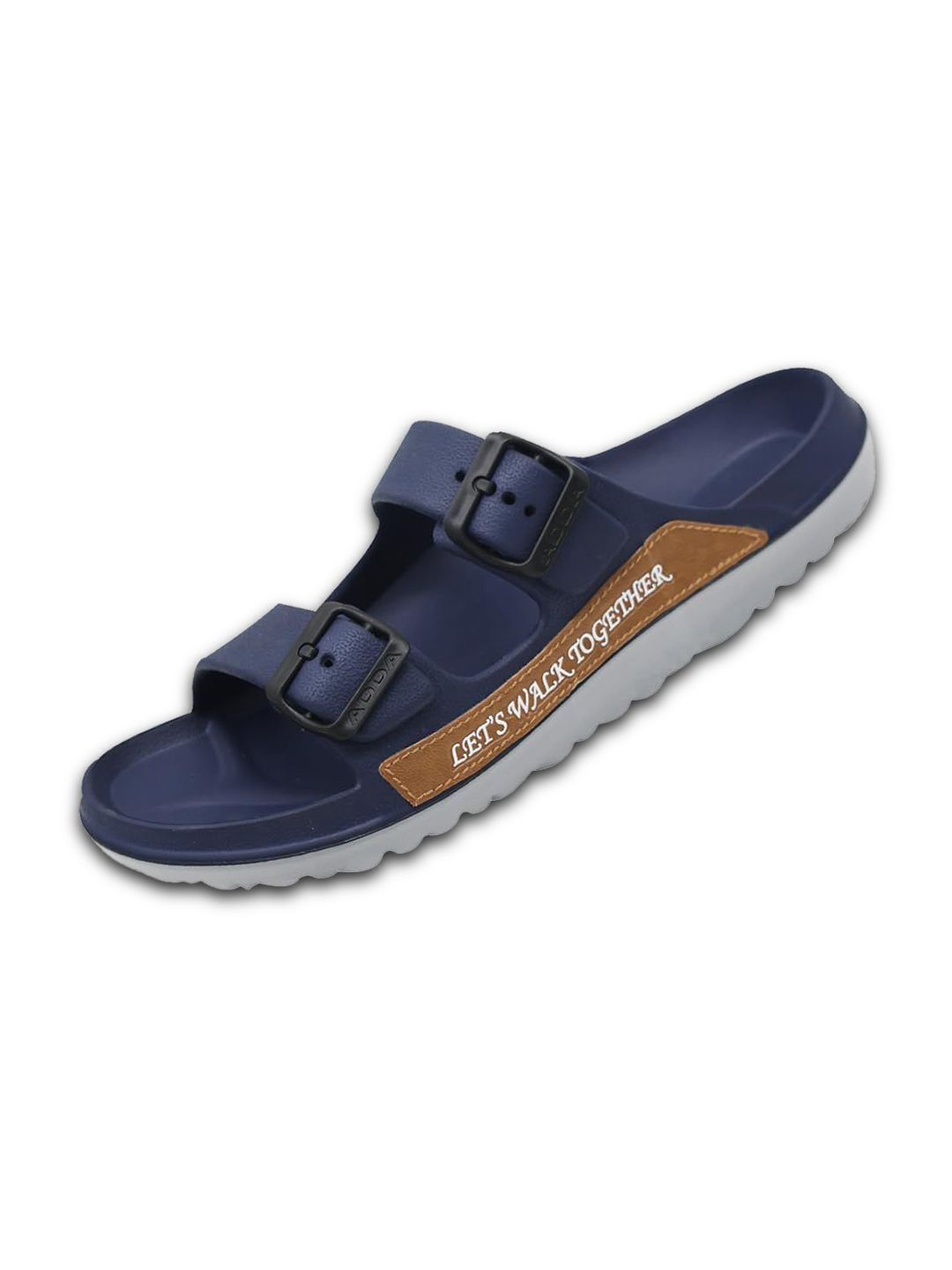 Adda Men Colourblocked Rubber Slip-On-picture-28