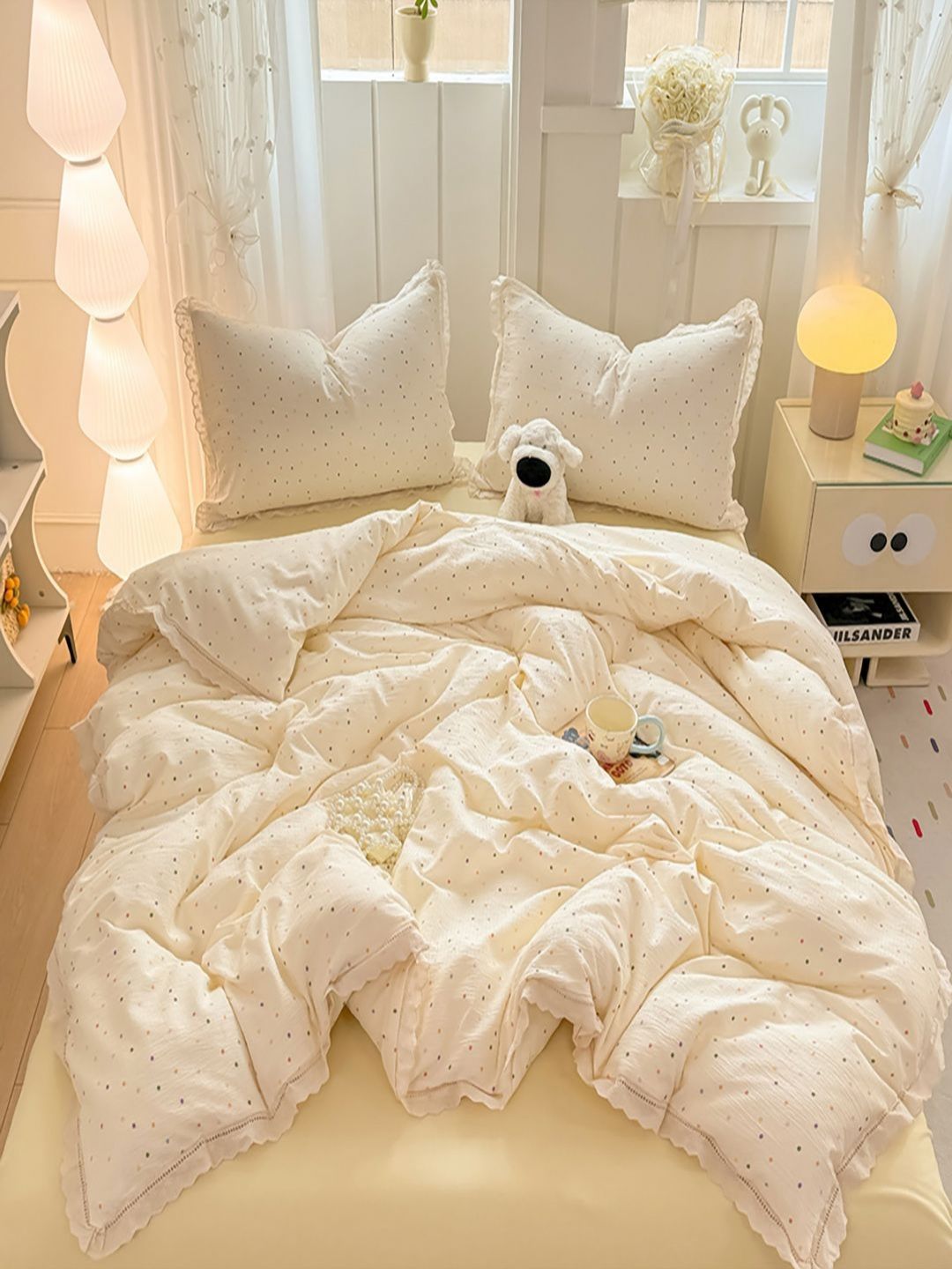 JC HOME Polycotton 4 Piece Double Queen Regular Bedding Set-image-10