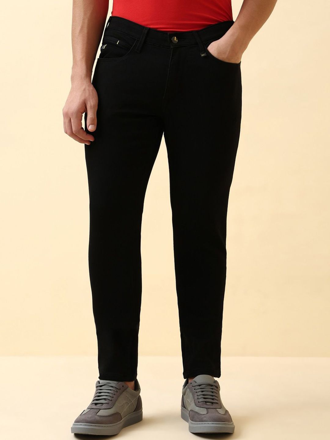 Allen Solly Men Slim Fit Mid-Rise Jeans-picture-10