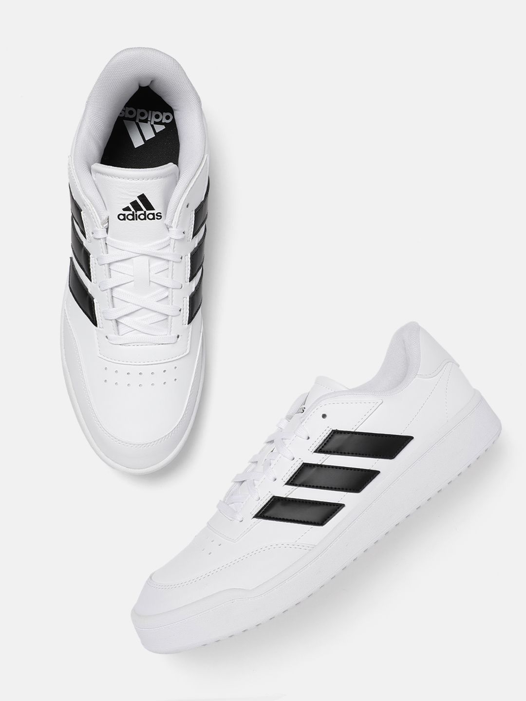 ADIDAS Men Courtblock IKD Leather Tennis Shoes-picture-38