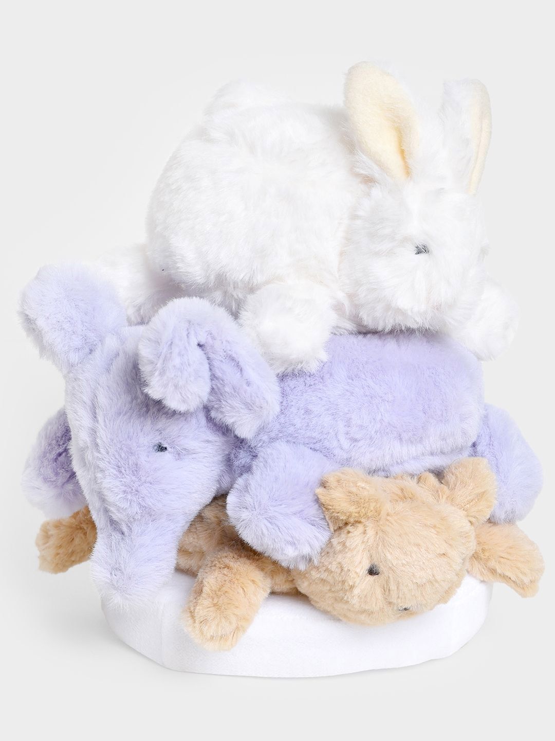 MiArcus Set Of 3 Rabbit, Elephant & Mouse Soft ToyS-picture-29